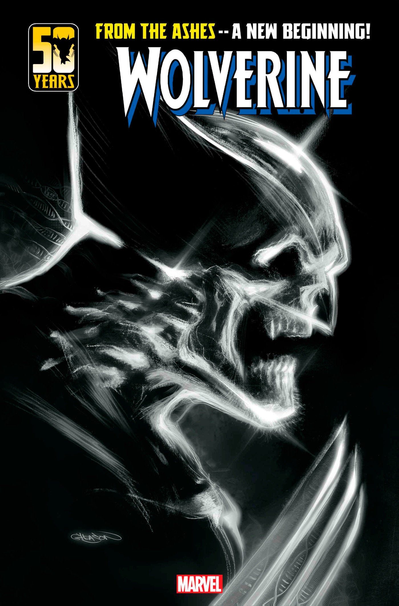 WOLVERINE #1 PAT GLEASON ADAMANTIUM HEAD FOIL VARIANT - Release Date: 9/11/24