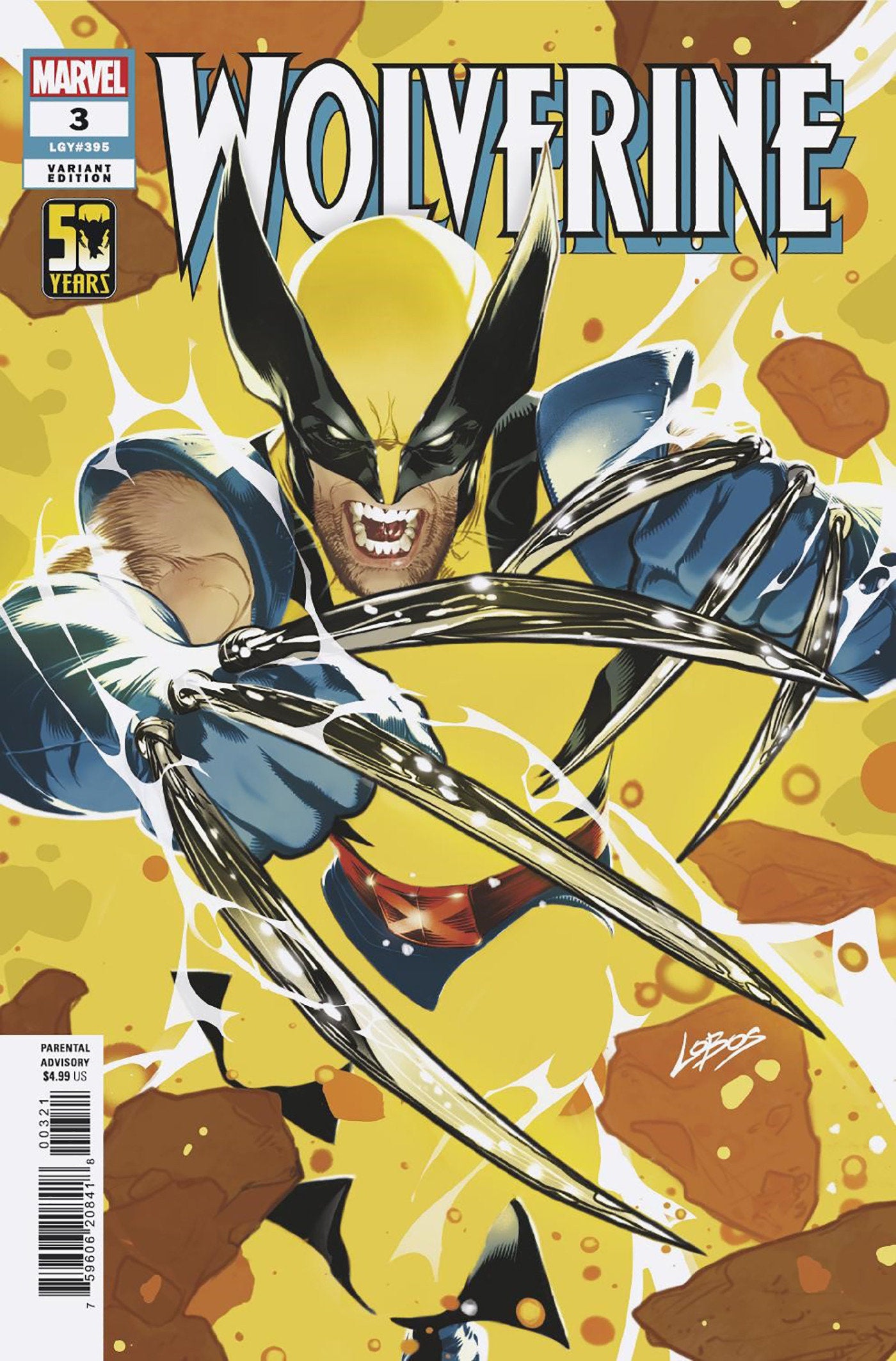 WOLVERINE #3 PABLO VILLALOBOS VARIANT - Release Date: 11/20/24