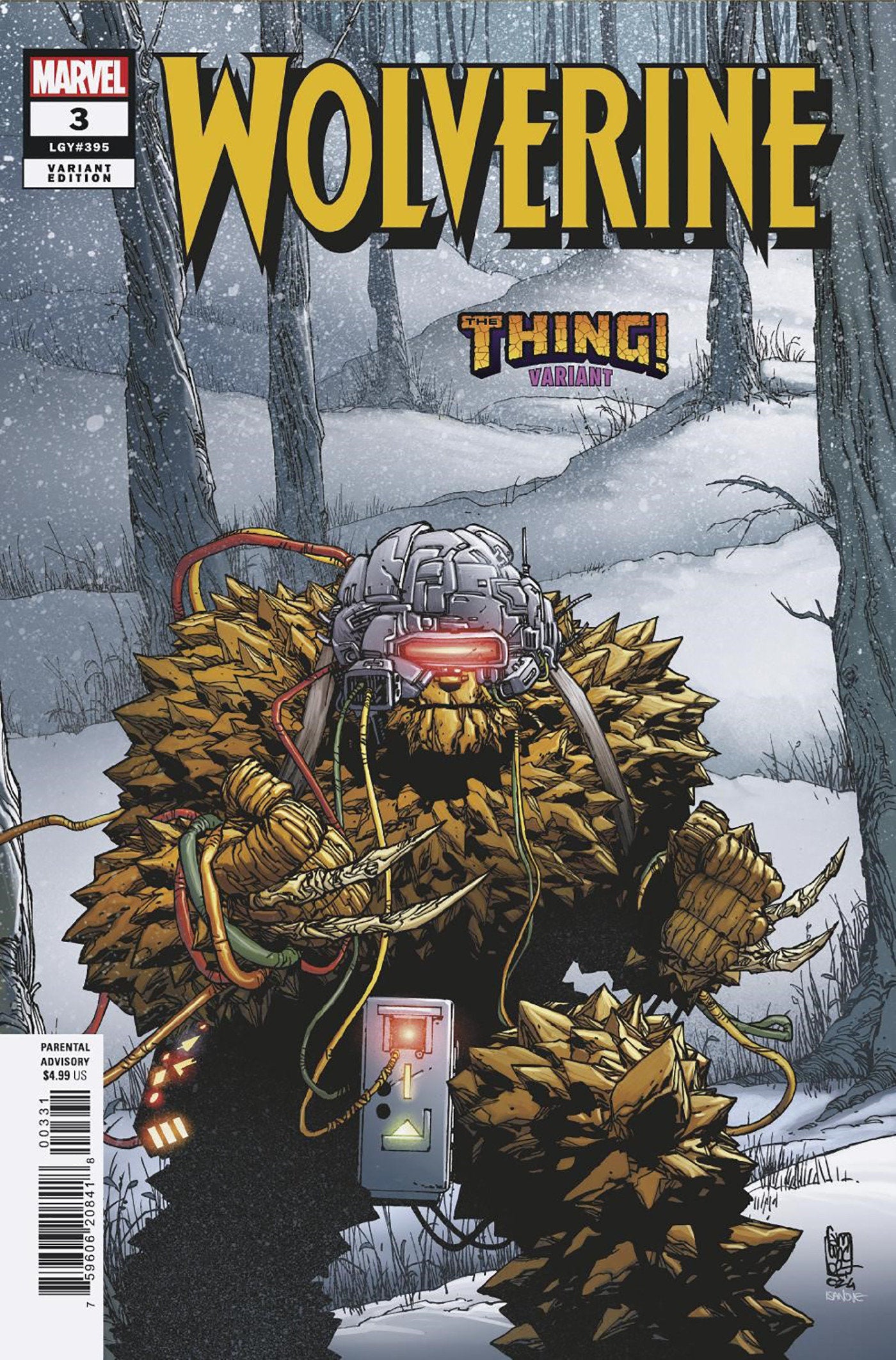 WOLVERINE #3 GIUSEPPE CAMUNCOLI THE THING! VARIANT - Release Date: 11/20/24