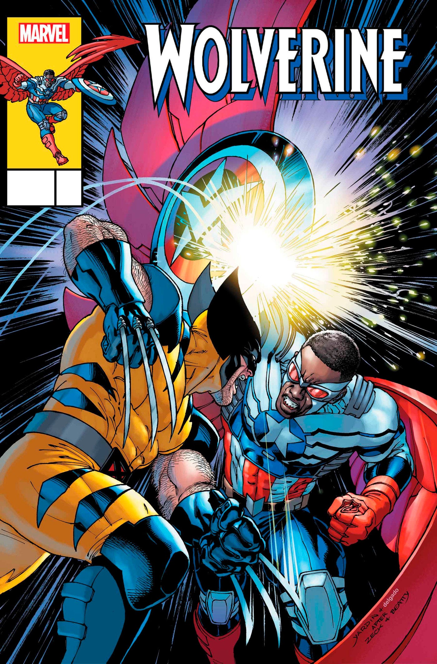 WOLVERINE #5 DAVID YARDIN CAPTAIN AMERICA SAM WILSON HOMAGE VARIANT - Release Date: 1/8/25