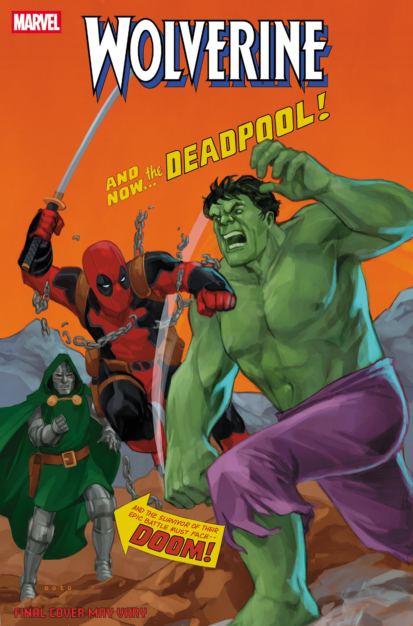 WOLVERINE #18 PHIL NOTO APRIL POOL'S DAY VARIANT ISBN: 75960620841801841 - FOC DATE: 3/8/26 - Release Date: 4/8/26