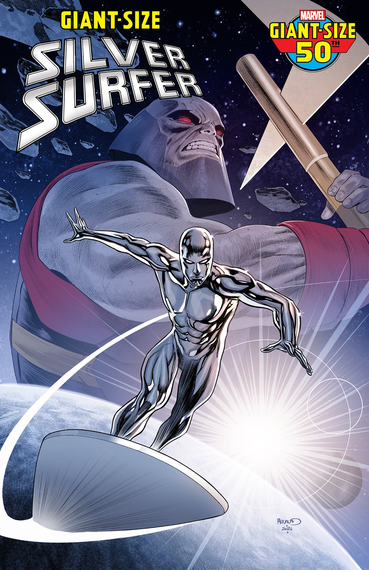 GIANT-SIZE SILVER SURFER #1 PAUL RENAUD VARIANT - Release Date: 7/10/24