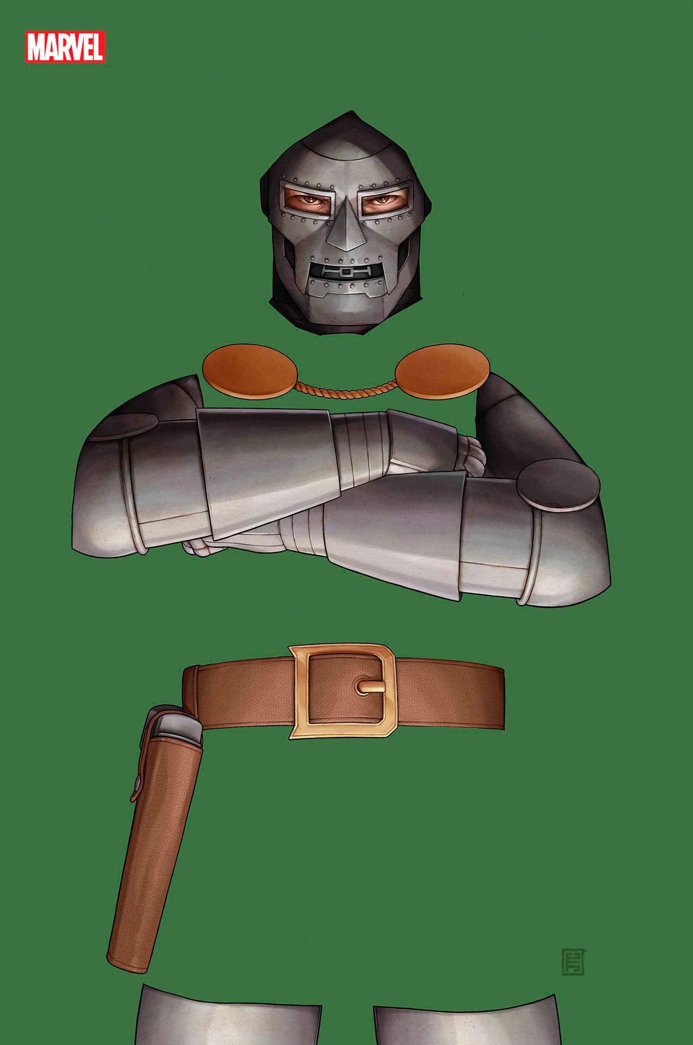 ONE WORLD UNDER DOOM #1 JOHN TYLER CHRISTOPHER NEGATIVE SPACE VIRGIN VARIANT - Release Date: 2/12/25