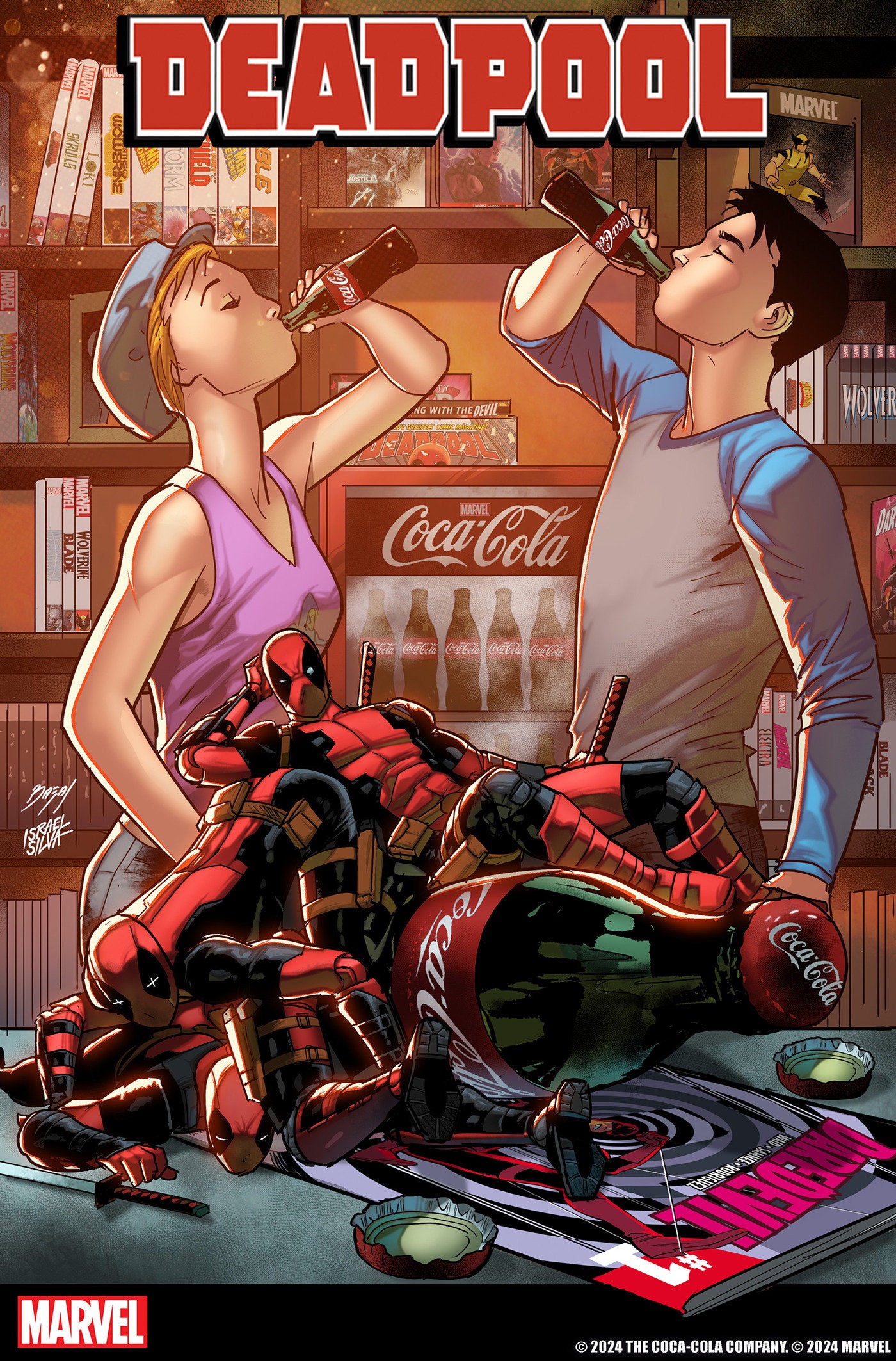 DEADPOOL #5 JAN BAZALDUA MARVEL & COCA-COLA VARIANT - Release Date: 8/21/24