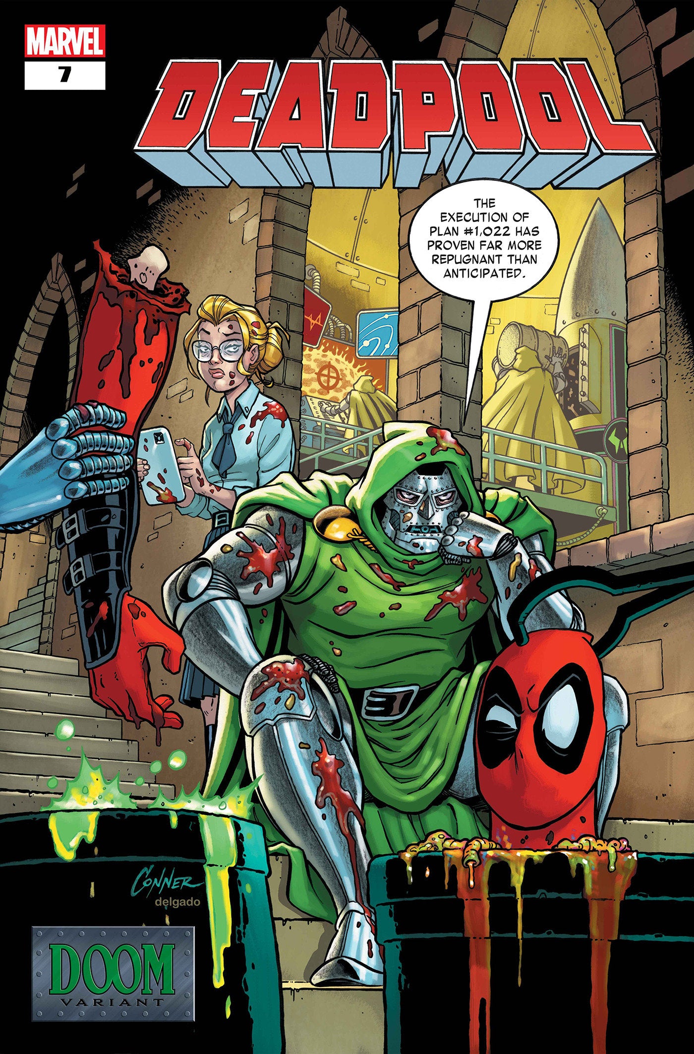 DEADPOOL #7 AMANDA CONNER DOOM VARIANT - Release Date: 10/2/24