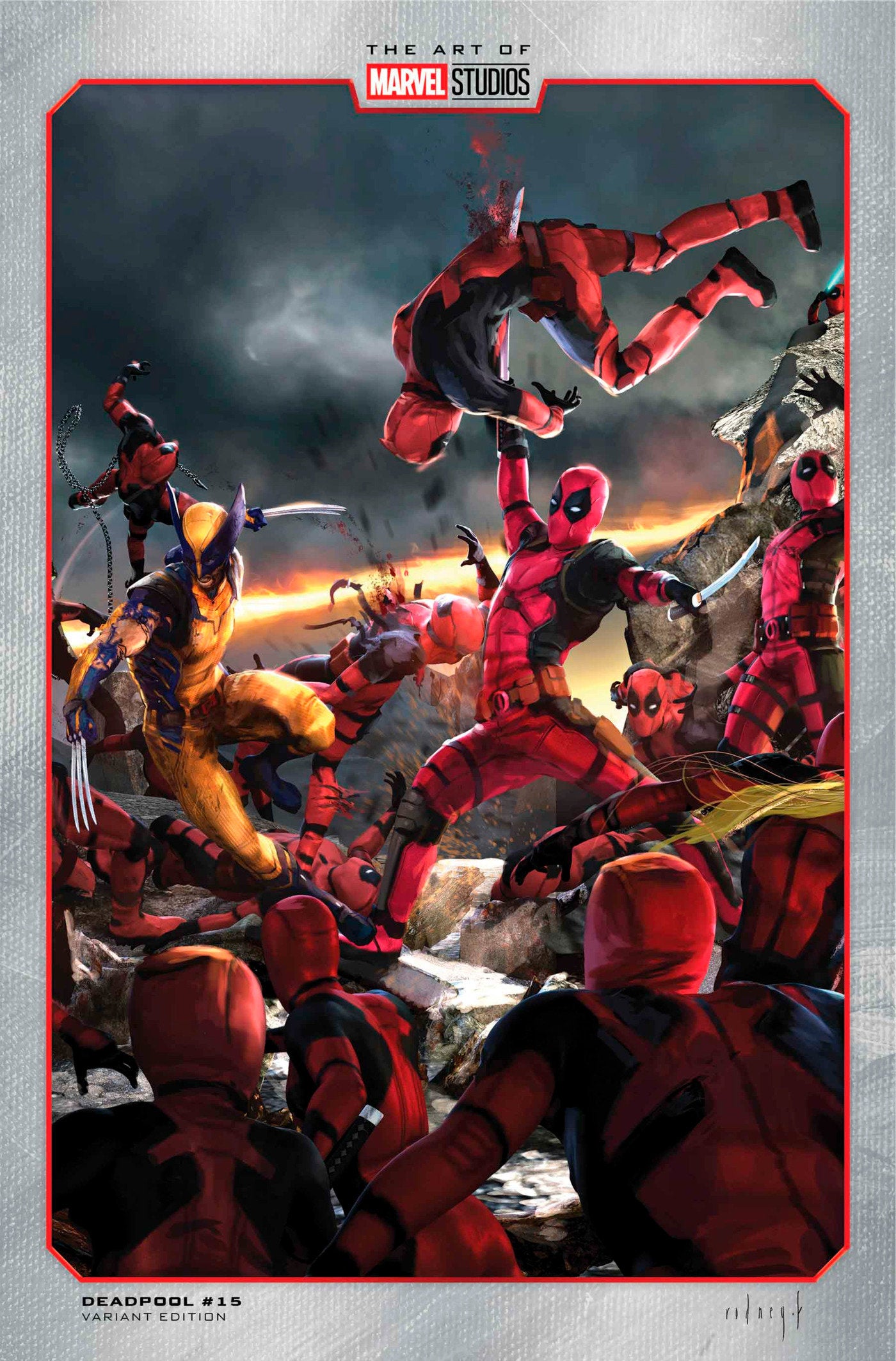 DEADPOOL #15 RODNEY FUENTEBELLA MARVEL STUDIOS VARIANT - Release Date: 6/25/25