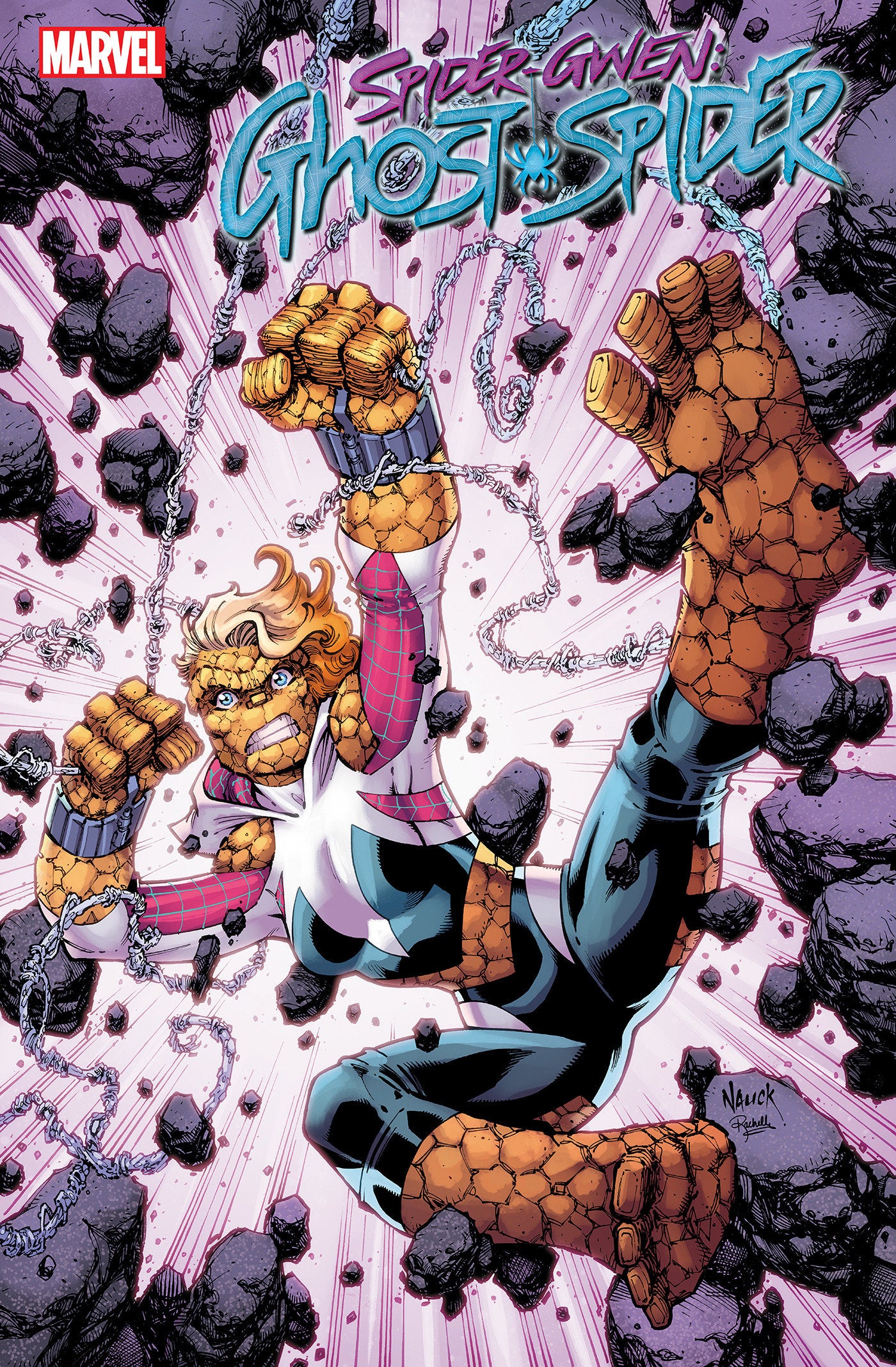 SPIDER-GWEN: THE GHOST-SPIDER #7 TODD NAUCK THE THING! VARIANT - Release Date: 11/20/24