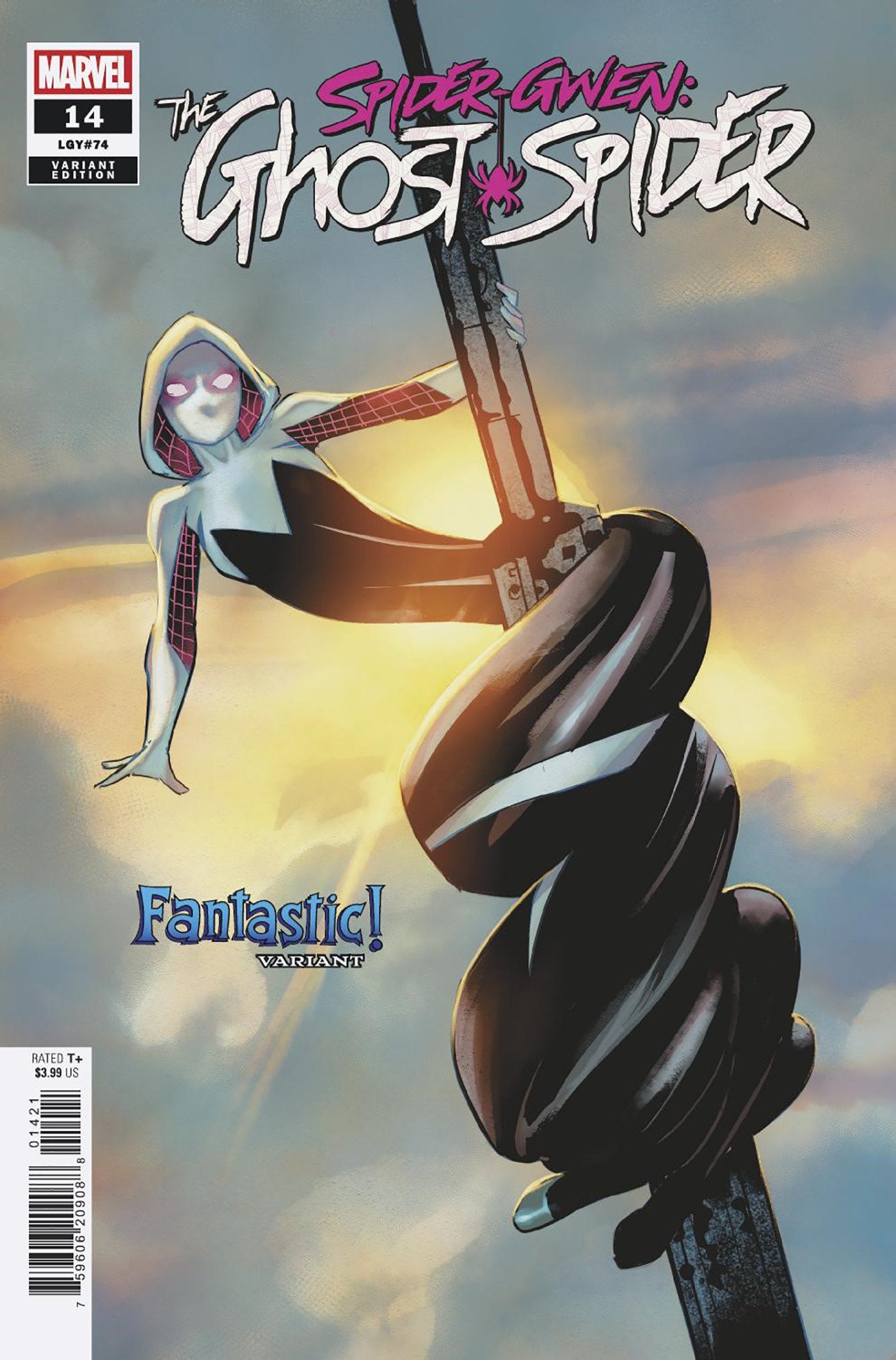 SPIDER-GWEN: THE GHOST-SPIDER #14 JAN BAZALDUA FANTASTIC! VARIANT - Release Date: 6/4/25