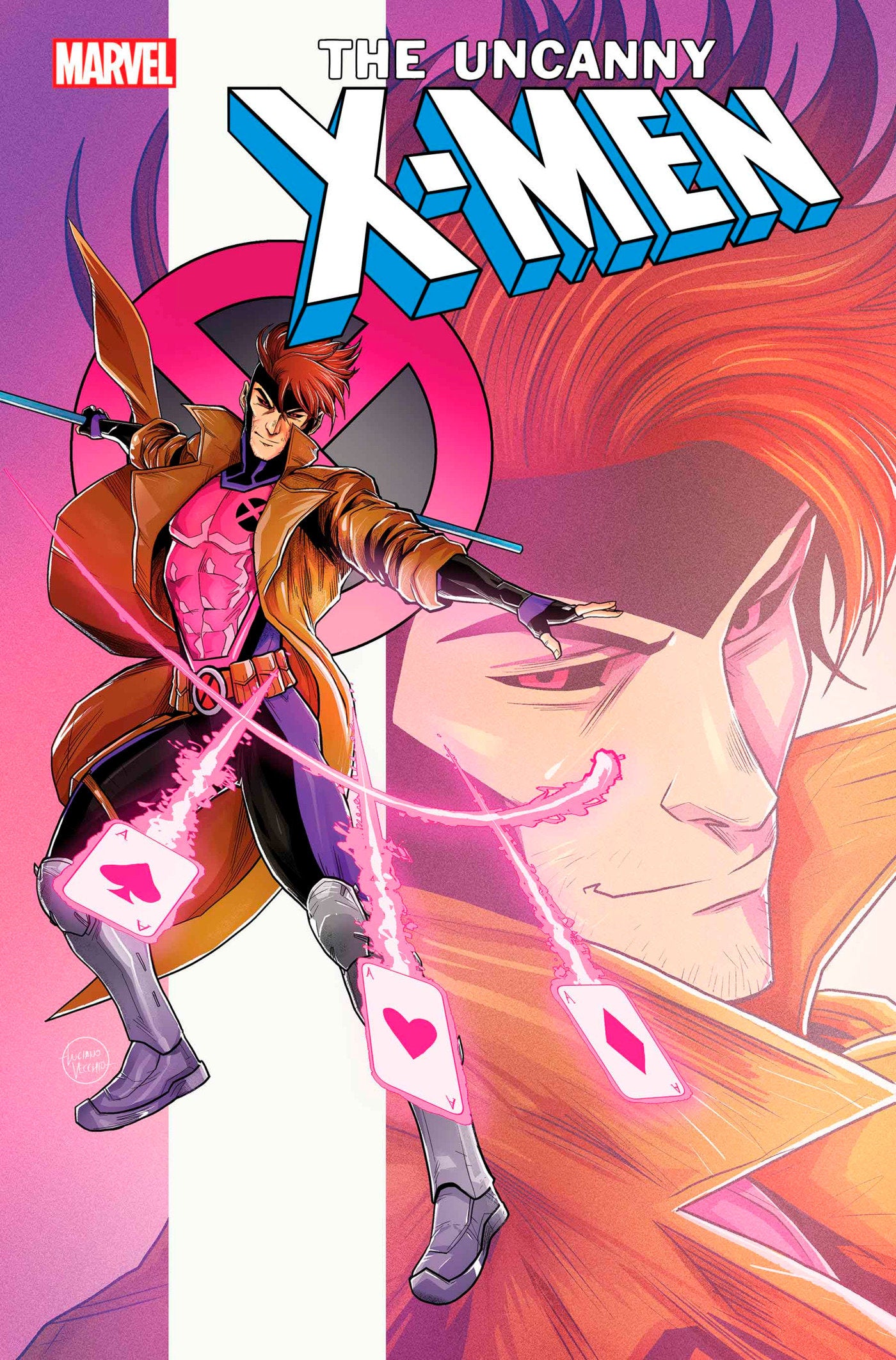 UNCANNY X-MEN #2 LUCIANO VECCHIO GAMBIT VARIANT - Release Date: 9/11/24