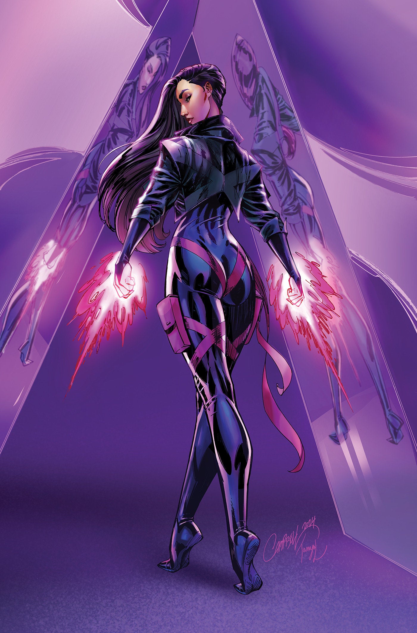 1:100 X-MEN #1 J. SCOTT CAMPBELL PSYLOCKE VIRGIN VARIANT - Release Date: 7/10/24