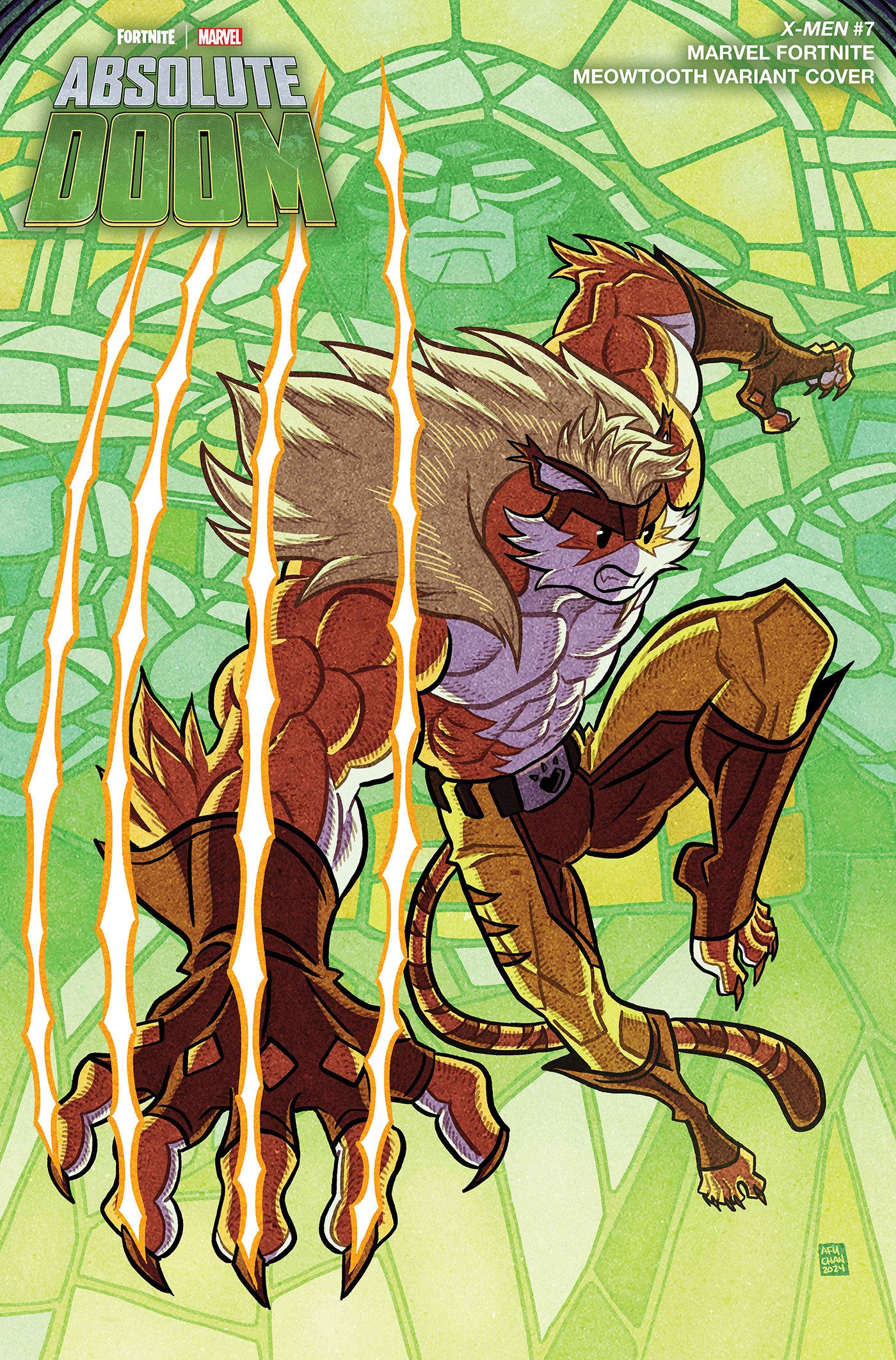 X-MEN #7 AFU CHAN MARVEL FORTNITE MEOWTOOTH VARIANT - Release Date: 11/6/24