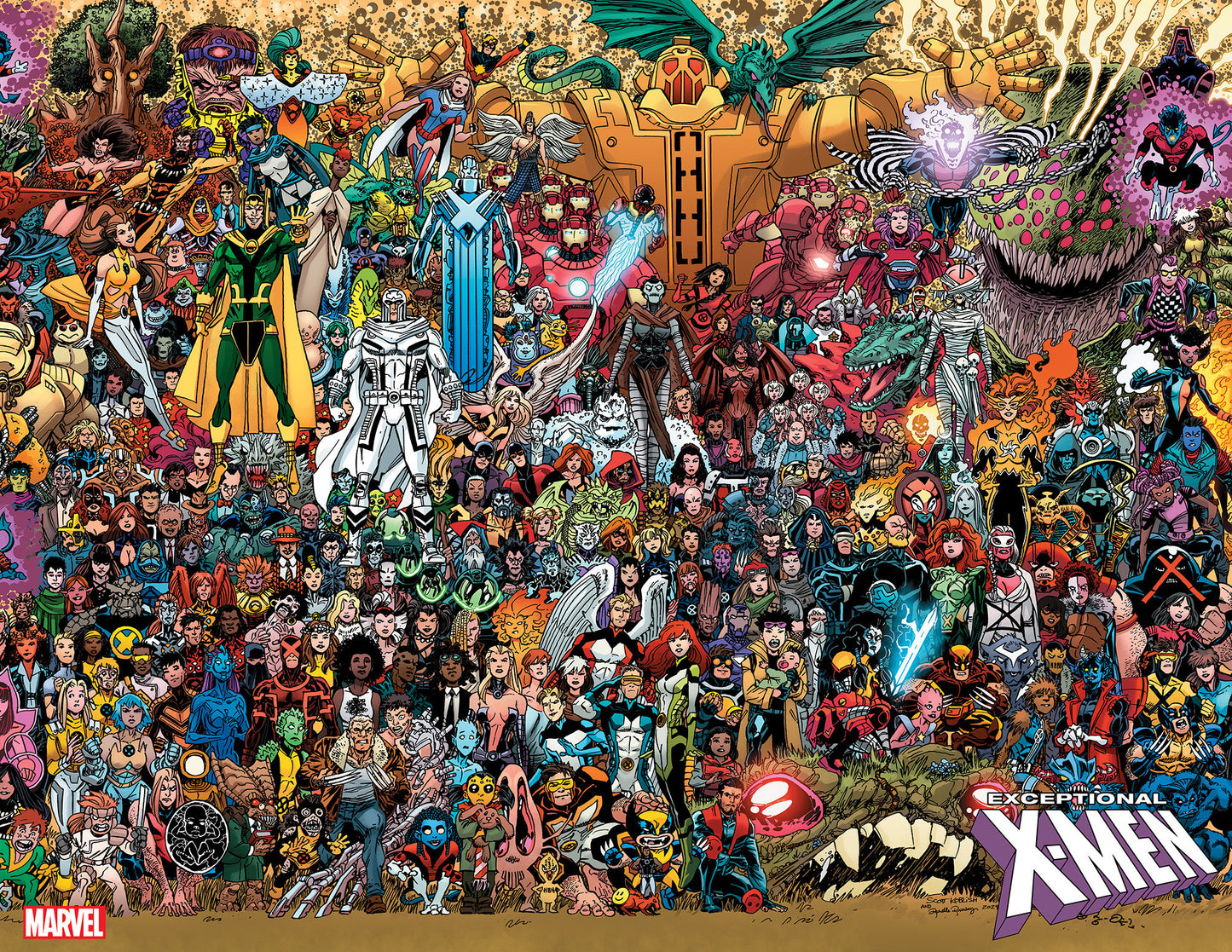 EXCEPTIONAL X-MEN #1 SCOTT KOBLISH WRAPAROUND CONNECTING VARIANT - Release Date: 9/4/24