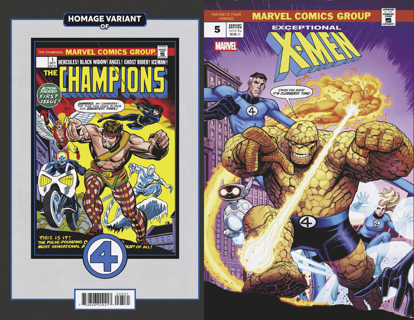 EXCEPTIONAL X-MEN #5 NICK BRADSHAW FANTASTIC FOUR HOMAGE VARIANT - Release Date: 1/15/25