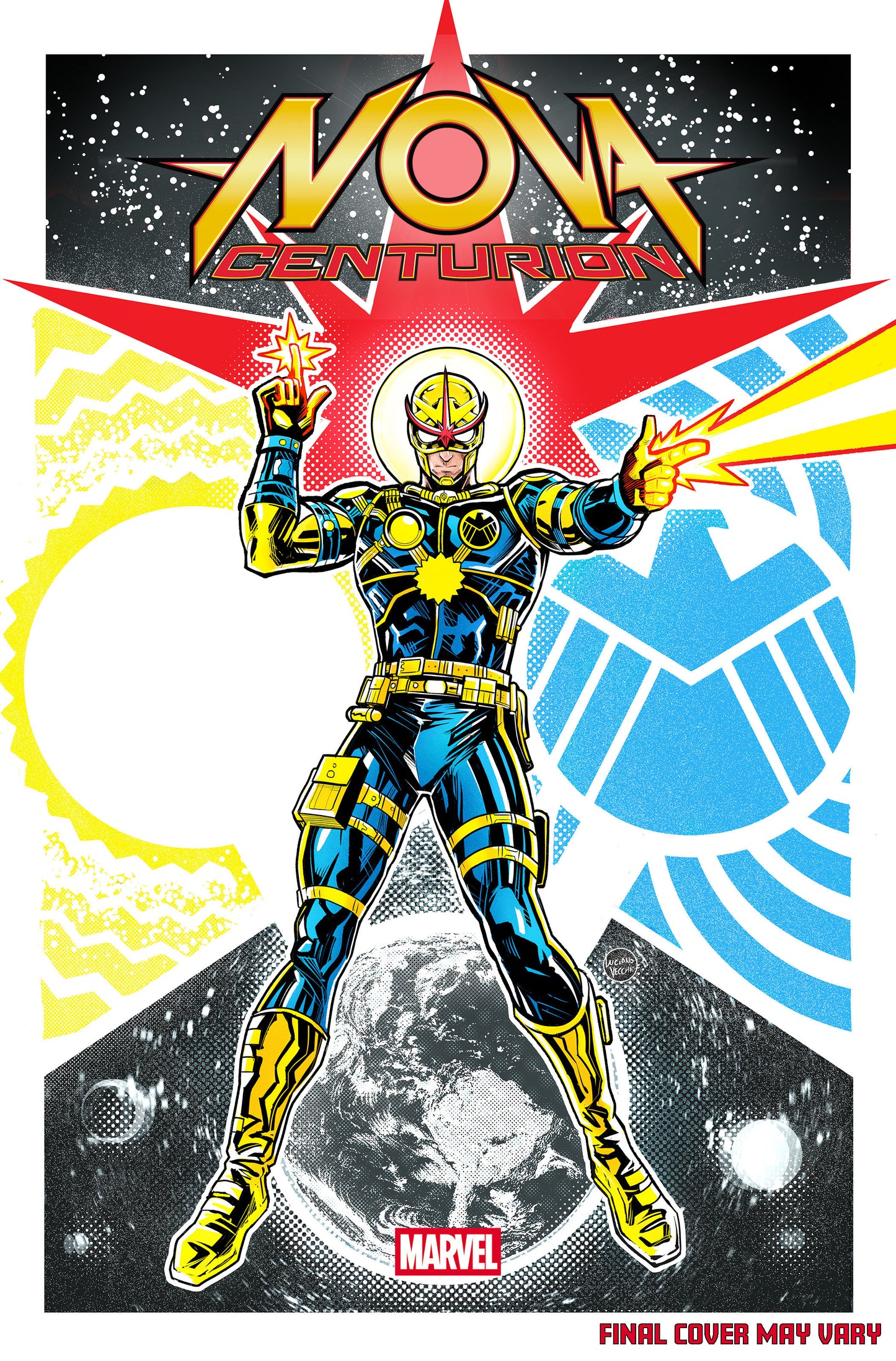 NOVA: CENTURION #6 LUCIANO VECCHIO AGENTS OF S.H.I.E.L.D. VARIANT ISBN: 75960620922400621 - FOC DATE: 3/2/26 - Release Date: 4/1/26