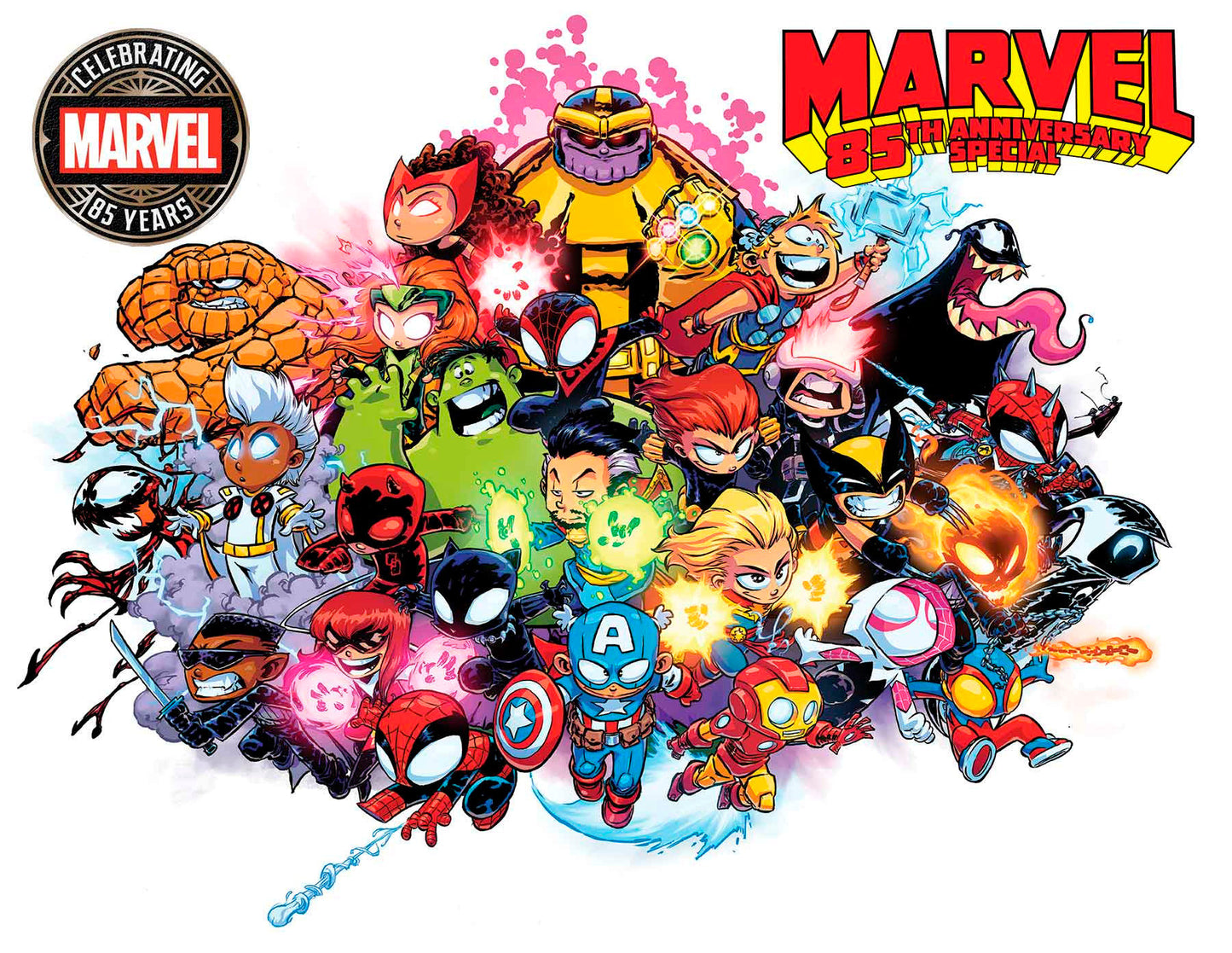 MARVEL 85TH ANNIVERSARY SPECIAL #1 SKOTTIE YOUNG WRAPAROUND VARIANT - Release Date: 8/28/24