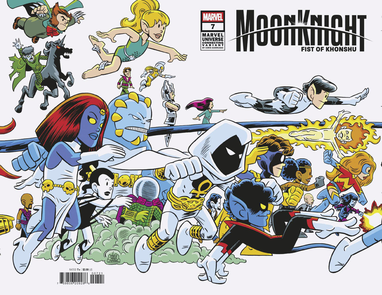MOON KNIGHT: FIST OF KHONSHU #7 CHRIS GIARRUSSO MARVEL UNIVERSE CONNECTING WRAP VARIANT I - Release Date: 04/02/2025