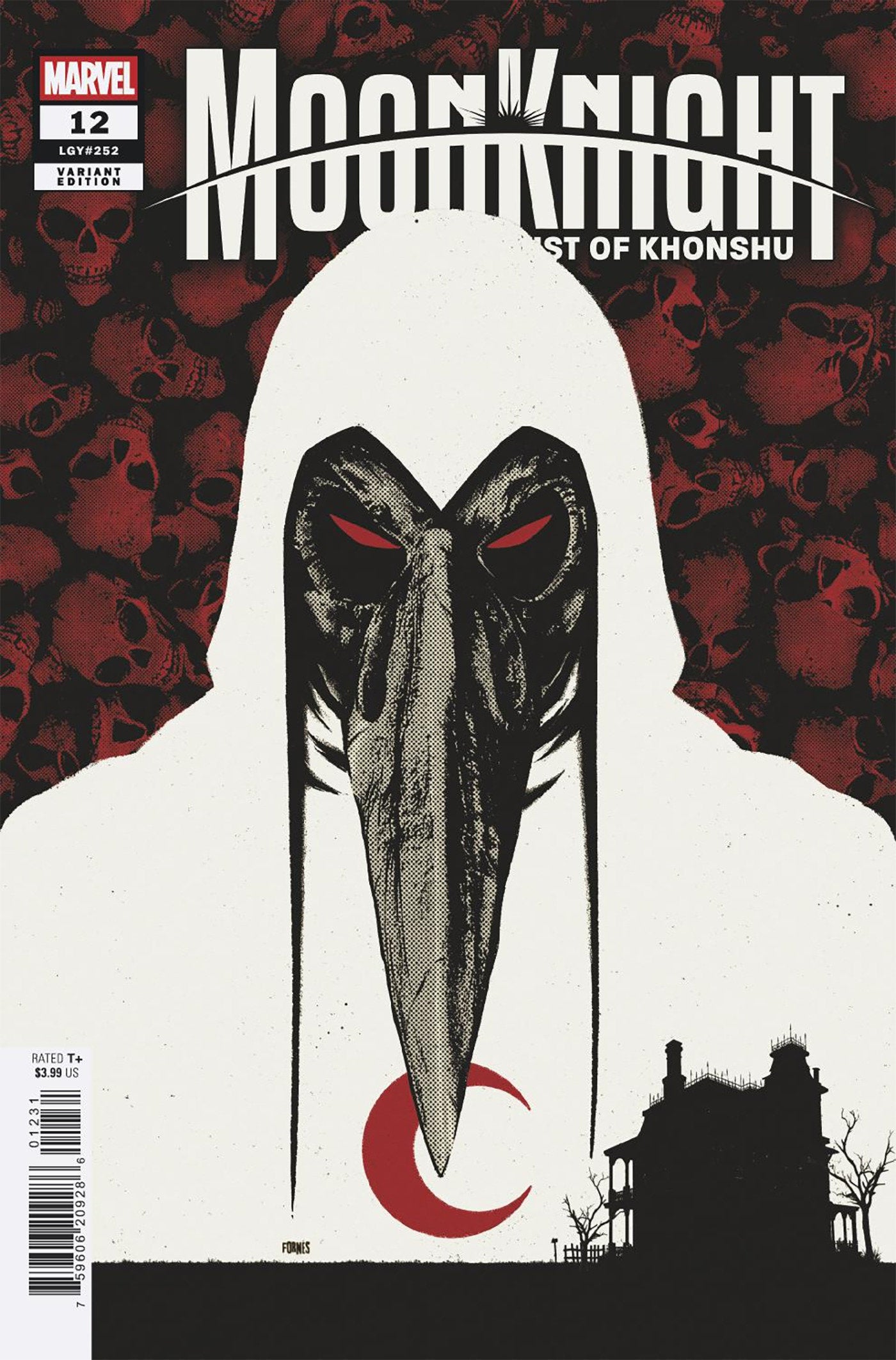 MOON KNIGHT: FIST OF KHONSHU #12 JORGE FORNES VARIANT - 9/3/25 - Release Date: 9/3/25