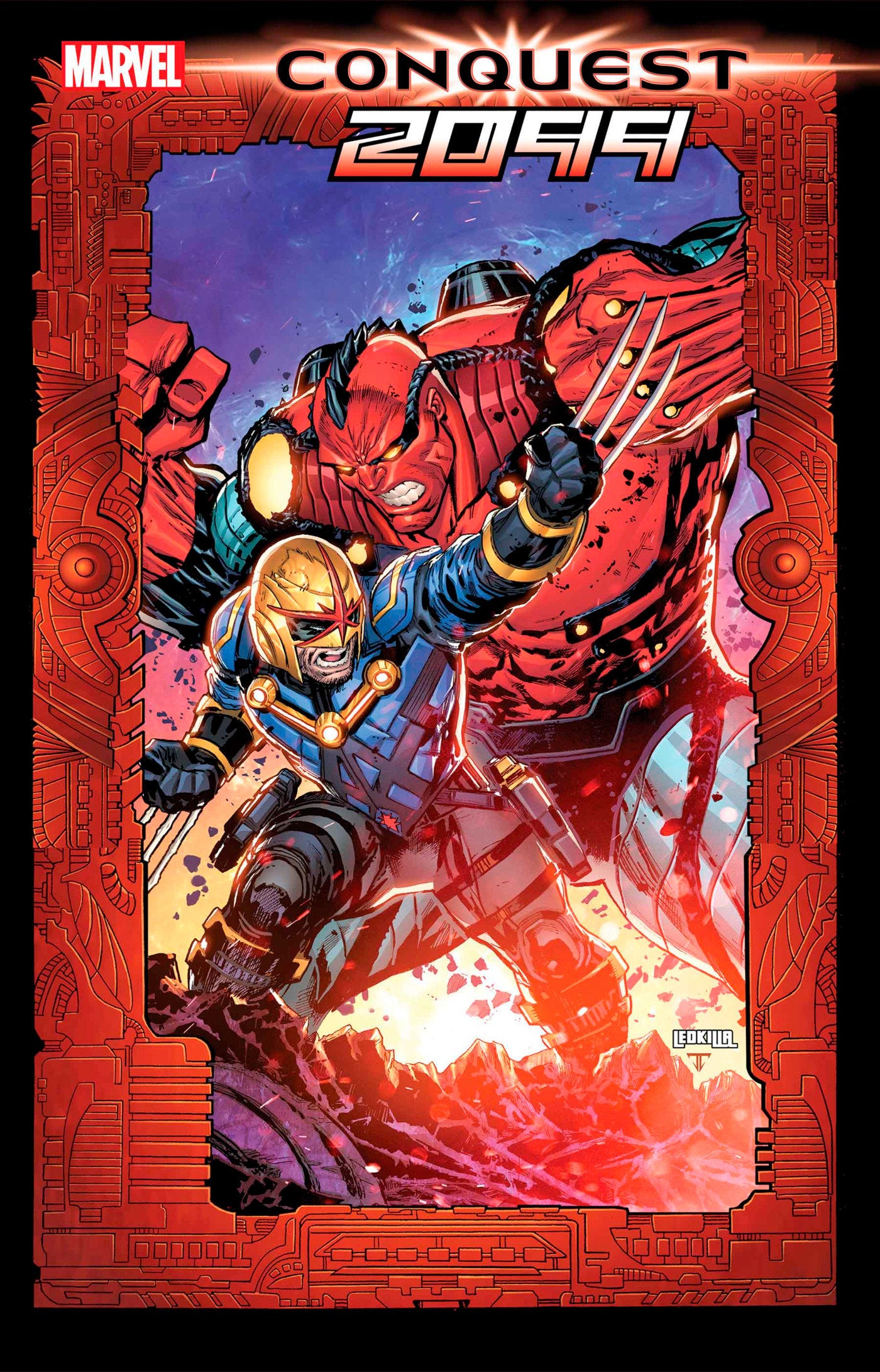 CONQUEST 2099 #4 KEN LASHLEY FRAME VARIANT - Release Date: 12/4/24