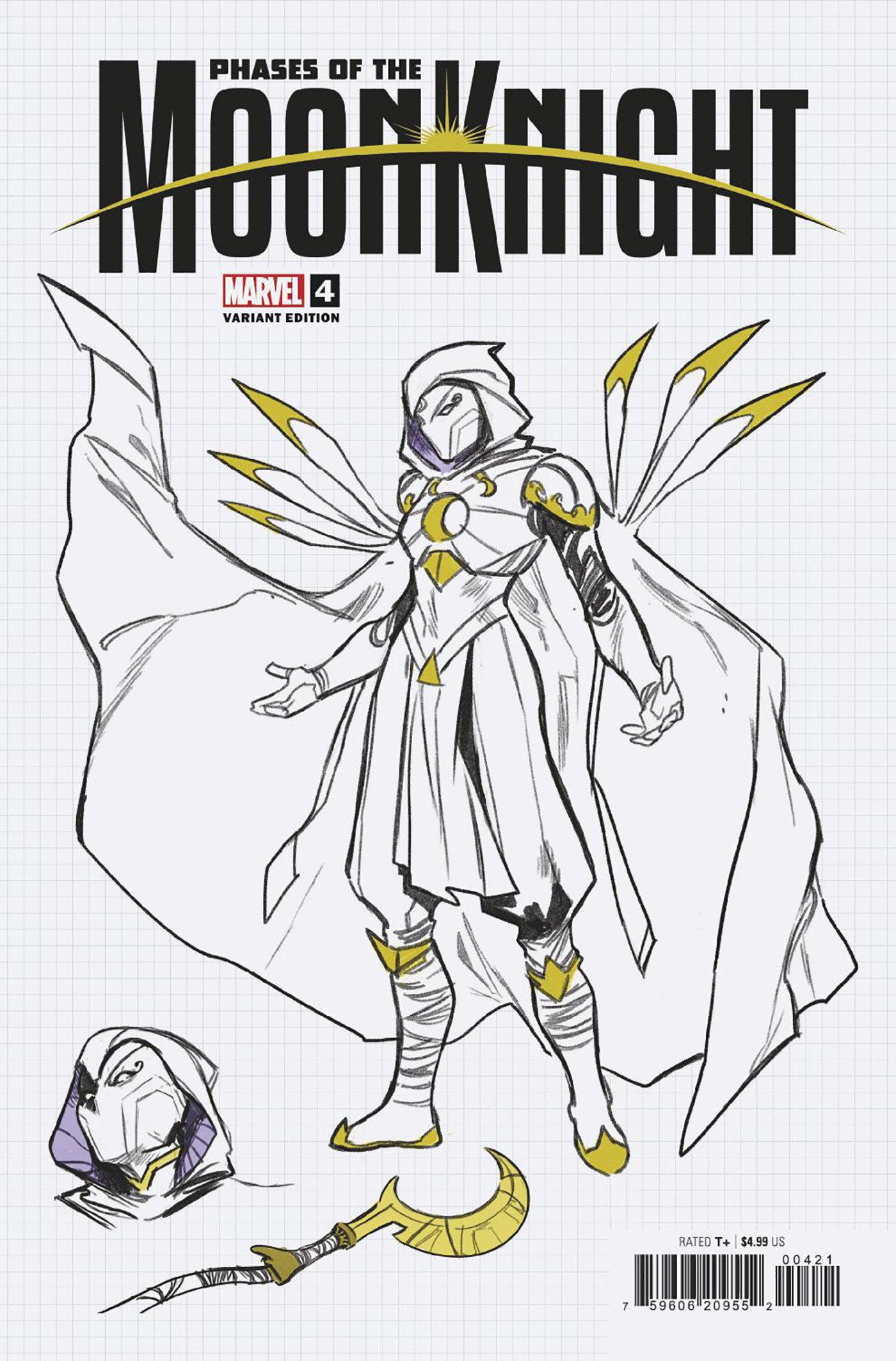 PHASES OF THE MOON KNIGHT #4 MOISES HIDALGO DESIGN VARIANT - Release Date: 11/20/24