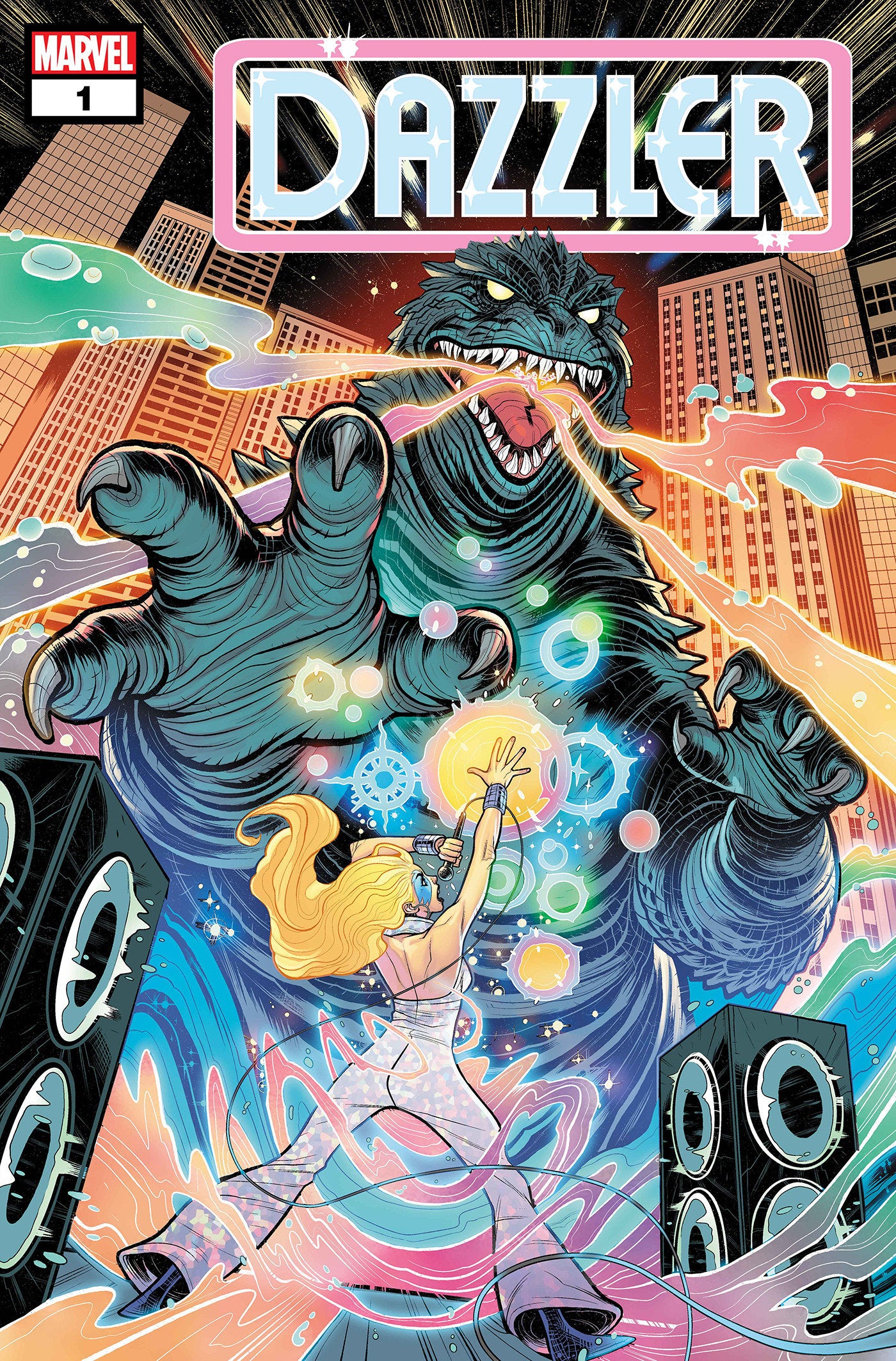DAZZLER #1 ELIZABETH TORQUE GODZILLA VARIANT - Release Date: 9/18/24