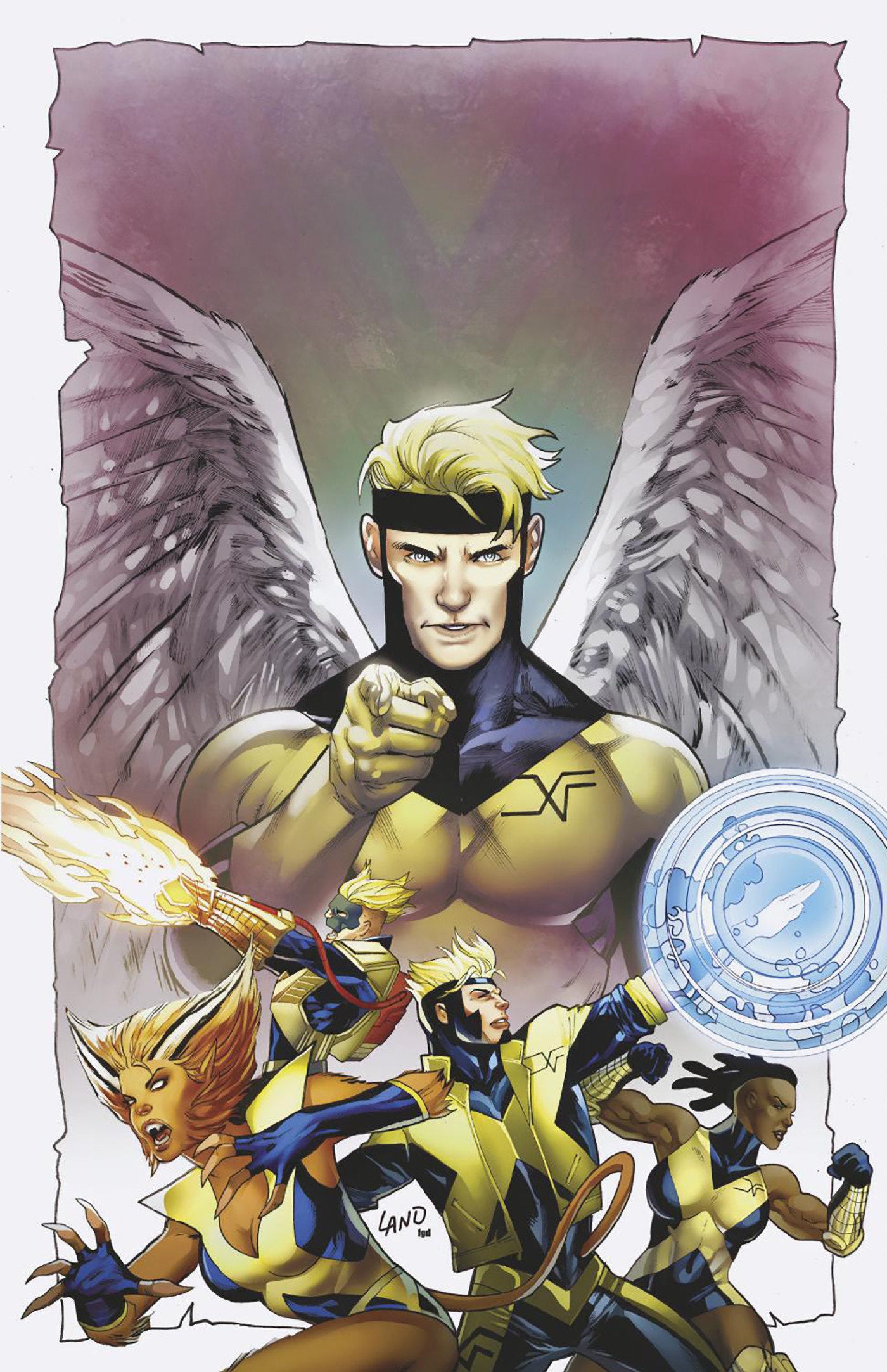 1:100 X-FACTOR #1 GREG LAND VIRGIN VARIANT, - Release Date: 8/14/24