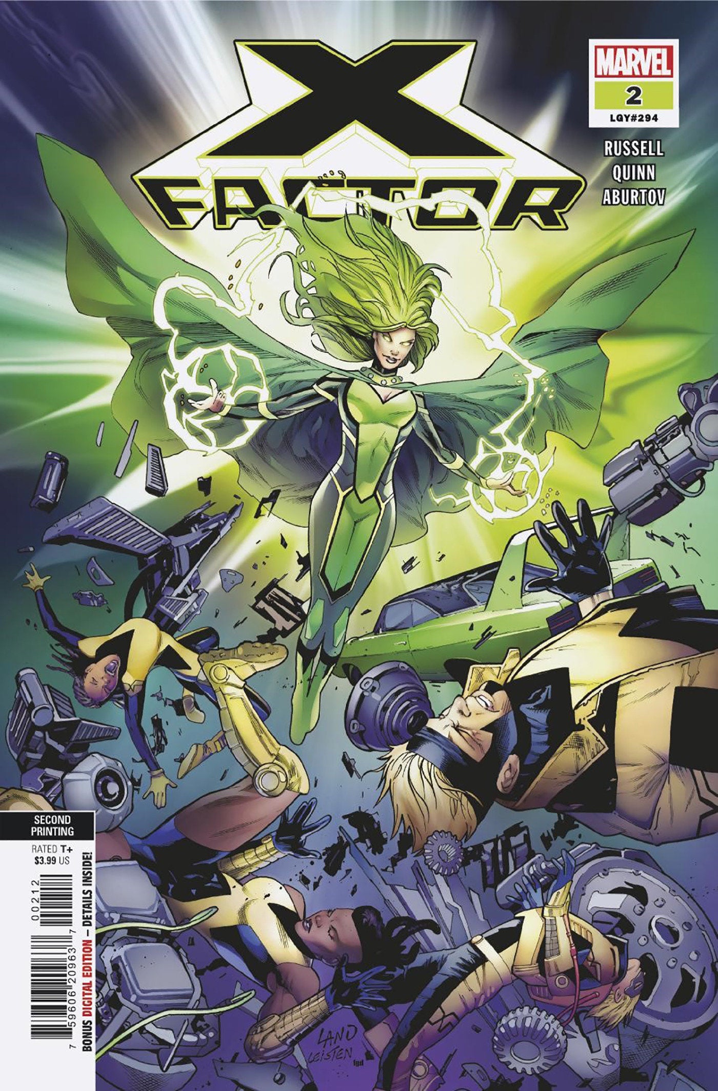 X-FACTOR #2 GREG LAND 2ND PRINTING VARIANT - Release Date: 11/20/24