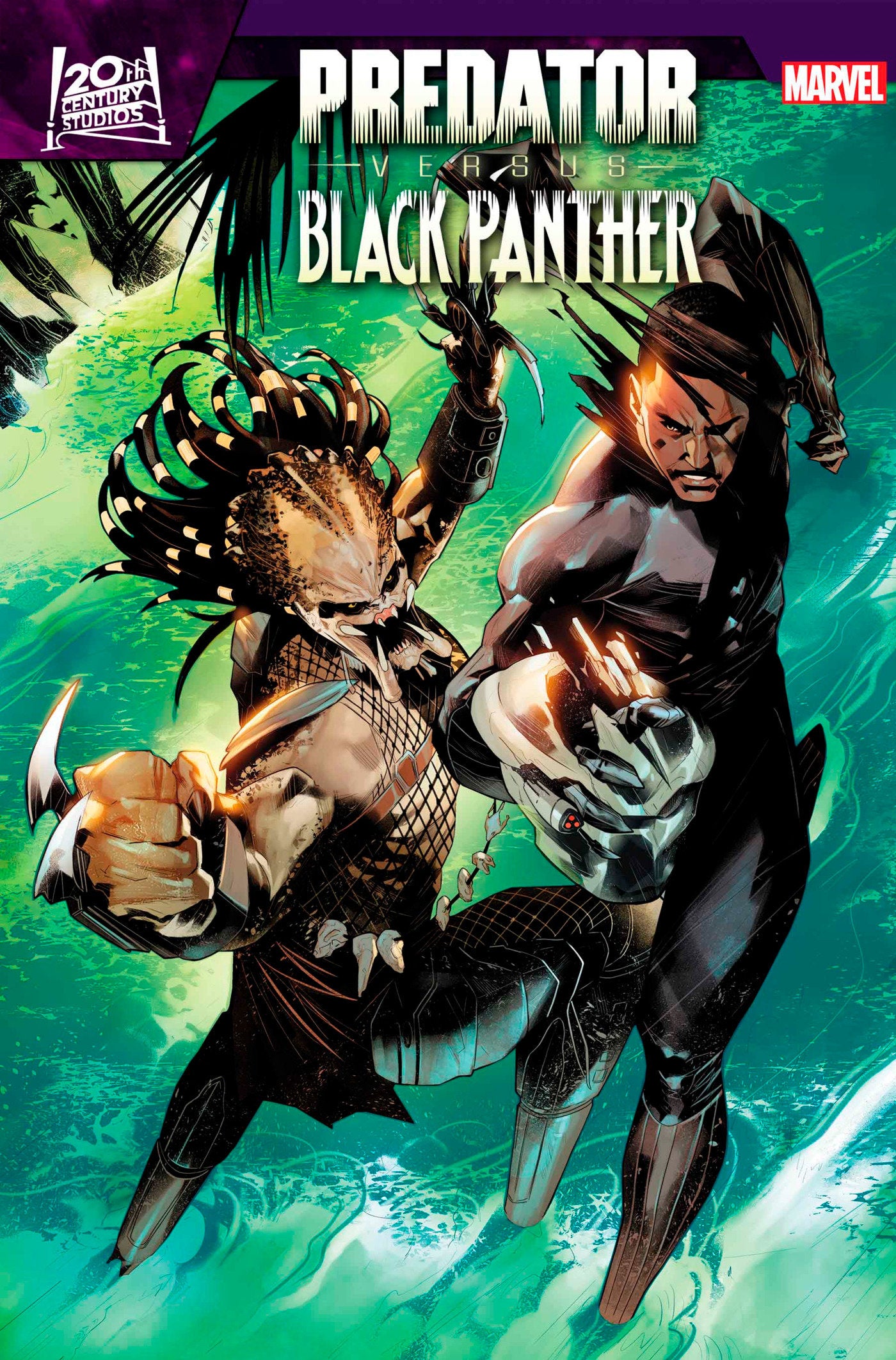 PREDATOR VS. BLACK PANTHER #1 EDWIN GALMON VARIANT - Release Date: 8/21/24
