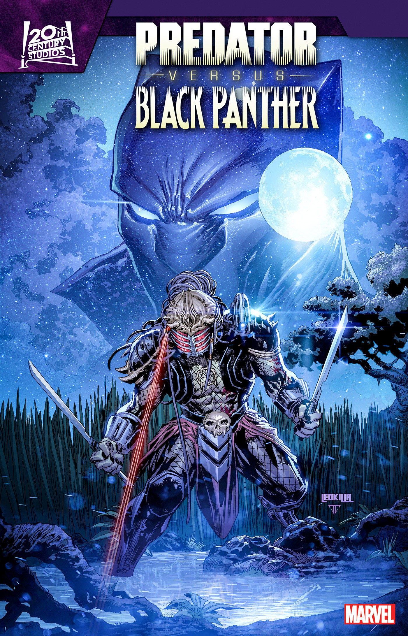 PREDATOR VS. BLACK PANTHER #4 KEN LASHLEY VARIANT - Release Date: 11/20/24