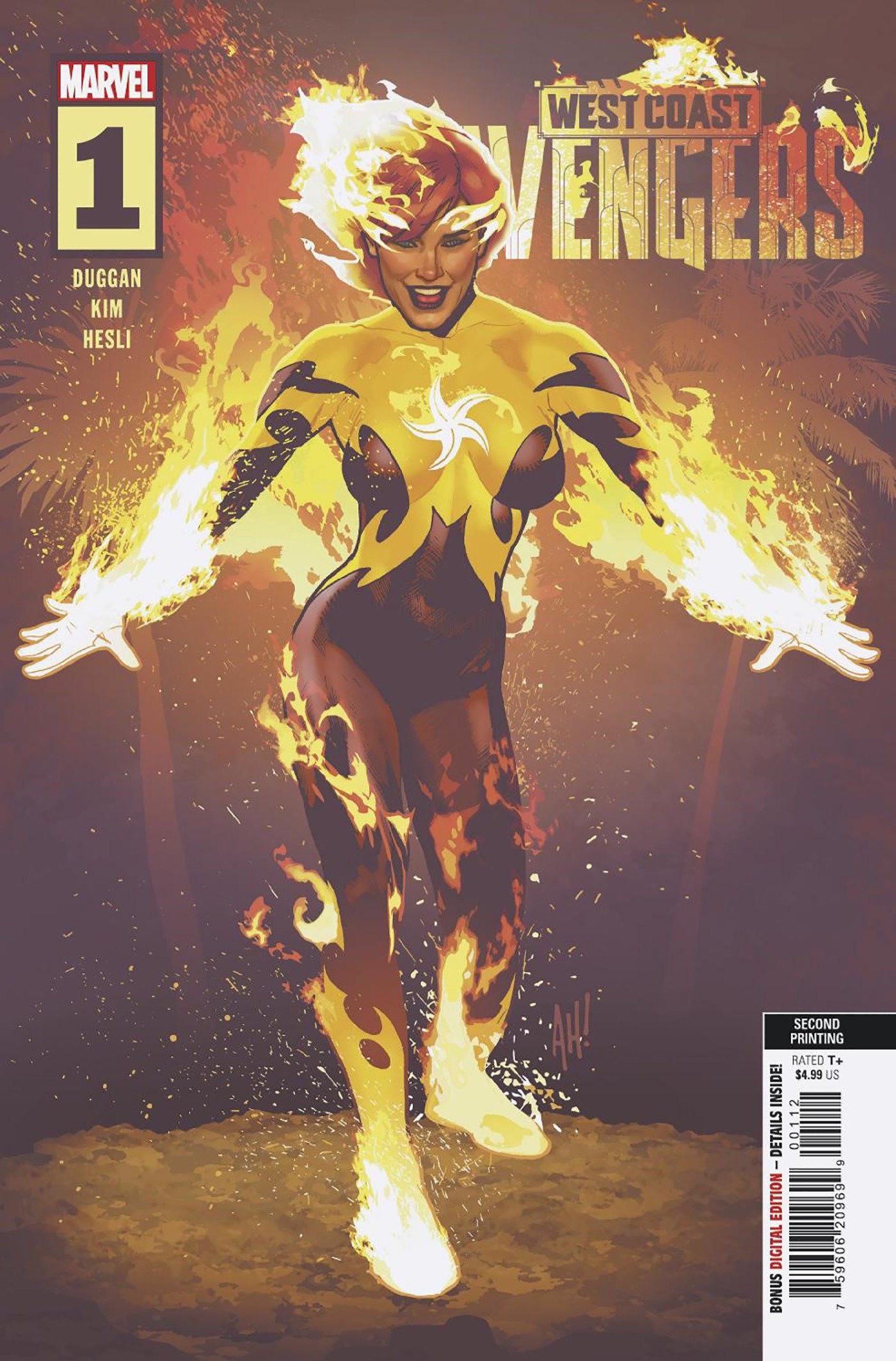 WEST COAST AVENGERS #1 ADAM HUGHES 2ND PRINTING VARIANT - Release Date: 1/22/25