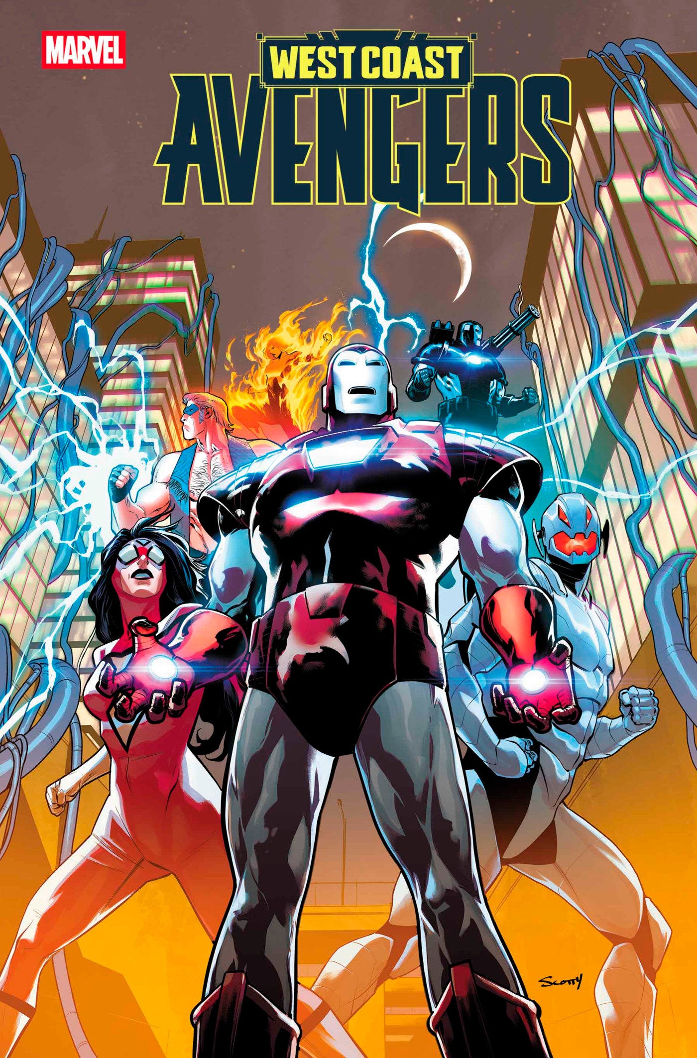 WEST COAST AVENGERS #9 SCOTT GODLEWSKI VARIANT - ISBN: 75960620969900931 - Release Date: 7/23/25