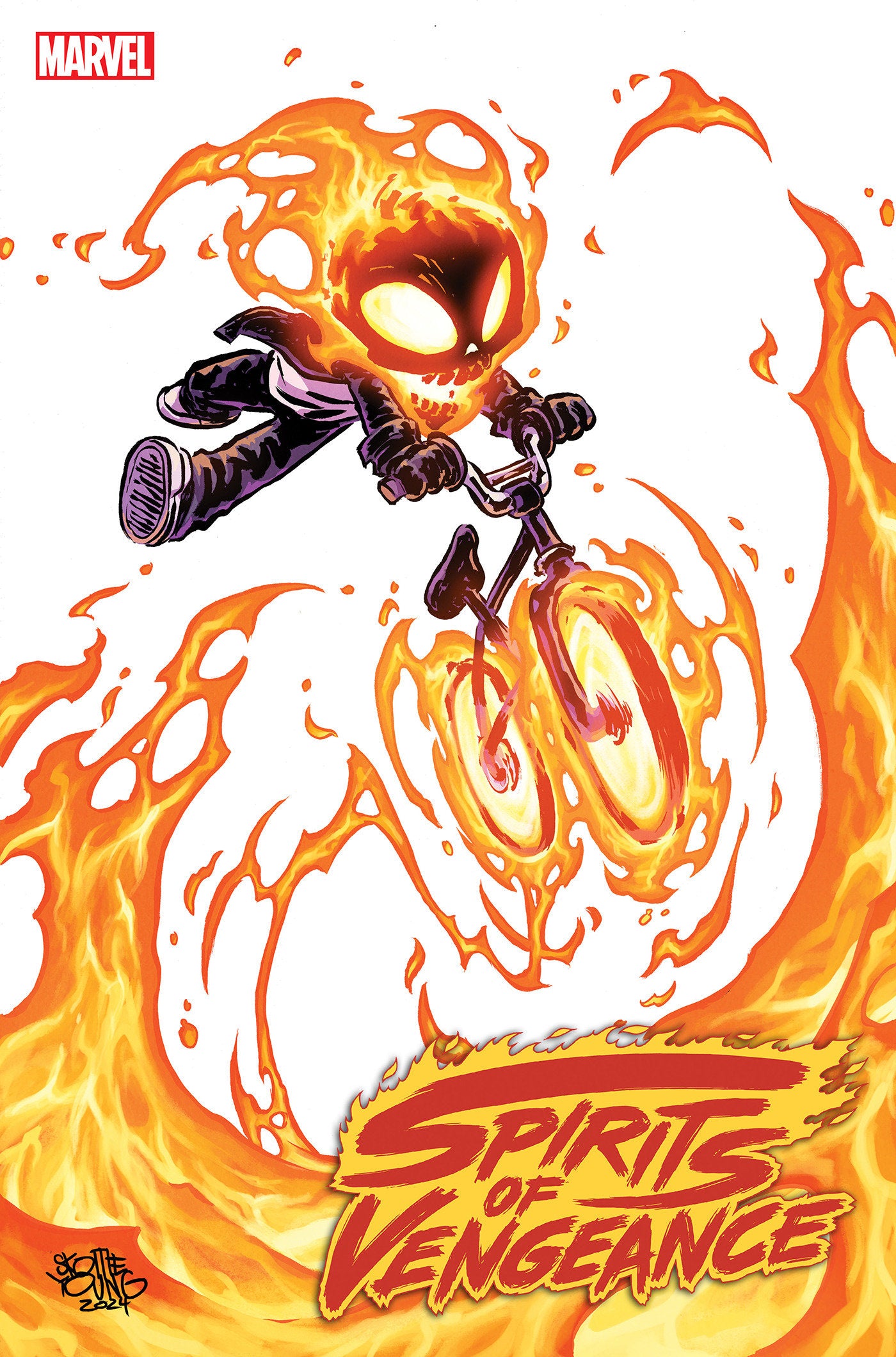 SPIRITS OF VENGEANCE #1 SKOTTIE YOUNG VARIANT - Release Date: 9/18/24