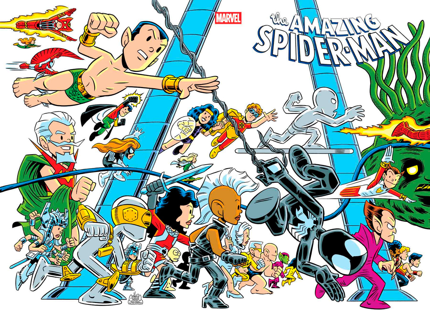 AMAZING SPIDER-MAN #2 CHRIS GIARRUSSO MARVEL UNIVERSE CONNECTING WRAP VARIANT L - Release Date: 04/23/2025