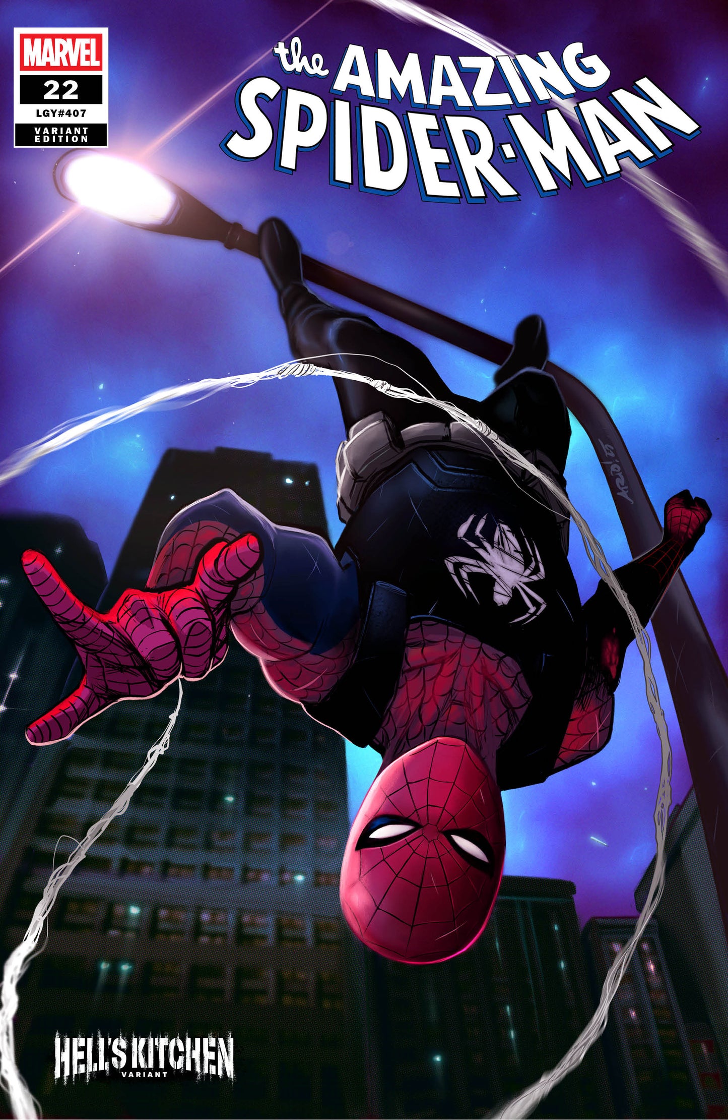AMAZING SPIDER-MAN #22 ARIO ANINDITO HELL'S KITCHEN VARIANT ISBN: 75960621001502251 - Release Date: 2/18/26