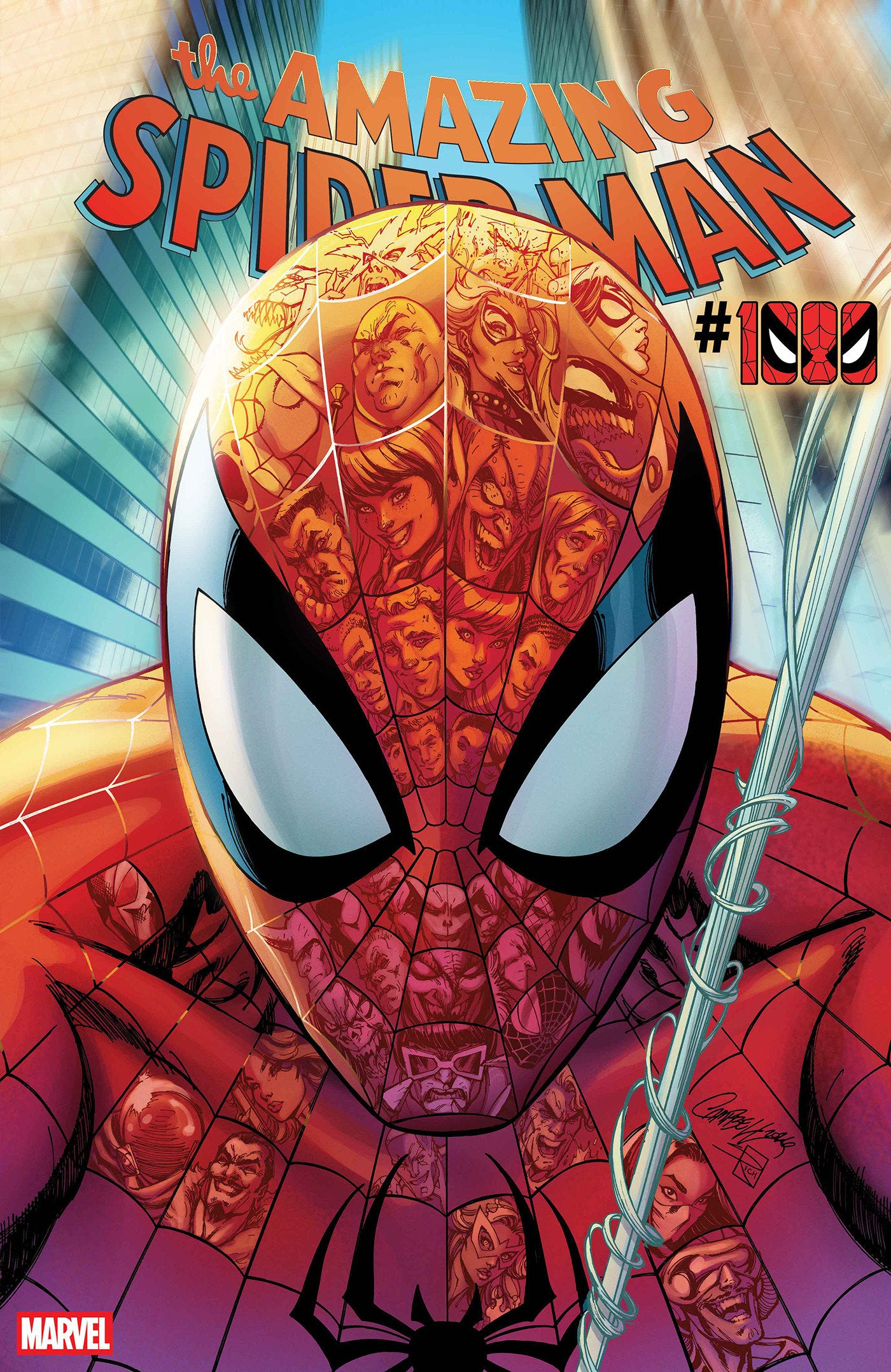 AMAZING SPIDER-MAN #1000 J. SCOTT CAMPBELL VARIANT ISBN: 75960621001503641 - FOC DATE: 7/12/26 - Release Date: 9/16/26