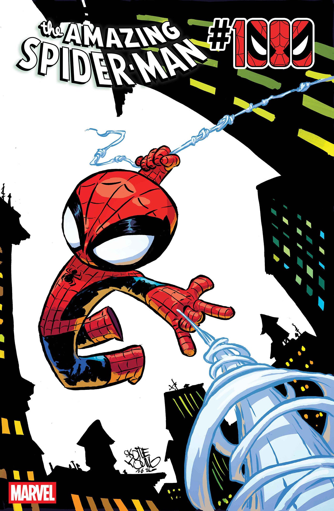 AMAZING SPIDER-MAN #1000 SKOTTIE YOUNG VARIANT ISBN: 75960621001503651 - FOC DATE: 7/12/26 - Release Date: 9/16/26