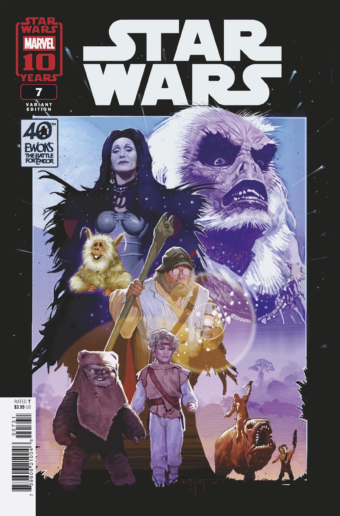 STAR WARS #7 E.M. GIST BATTLE FOR ENDOR 40TH ANNIVERSARY VARIANT ISBN: 75960621004600731 - Release Date: 11/12/25