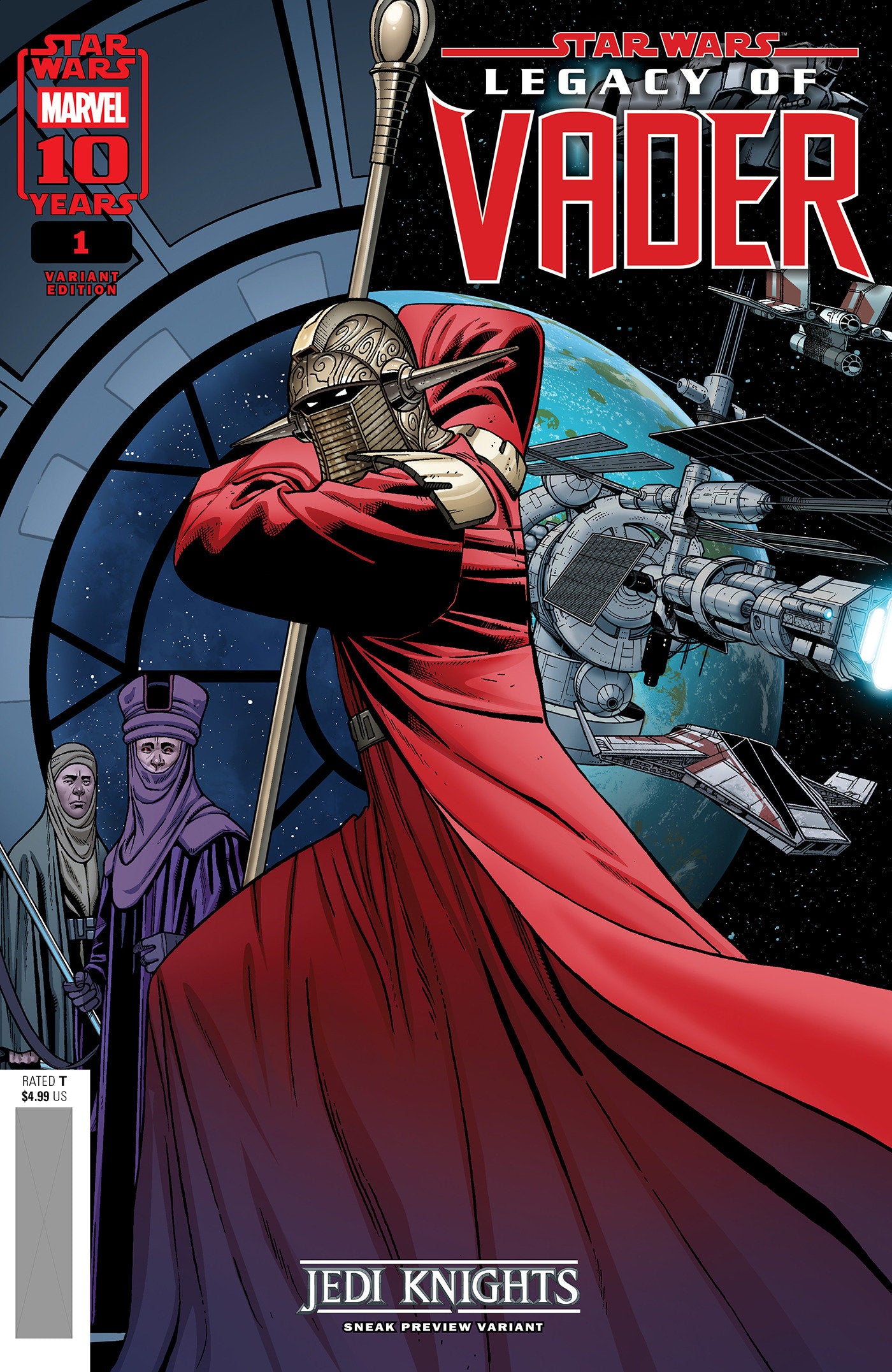 STAR WARS: THE LEGACY OF VADER #1 RAMON ROSANAS JEDI KNIGHTS SNEAK PREVIEW VARIANT - Release Date: 2/5/25