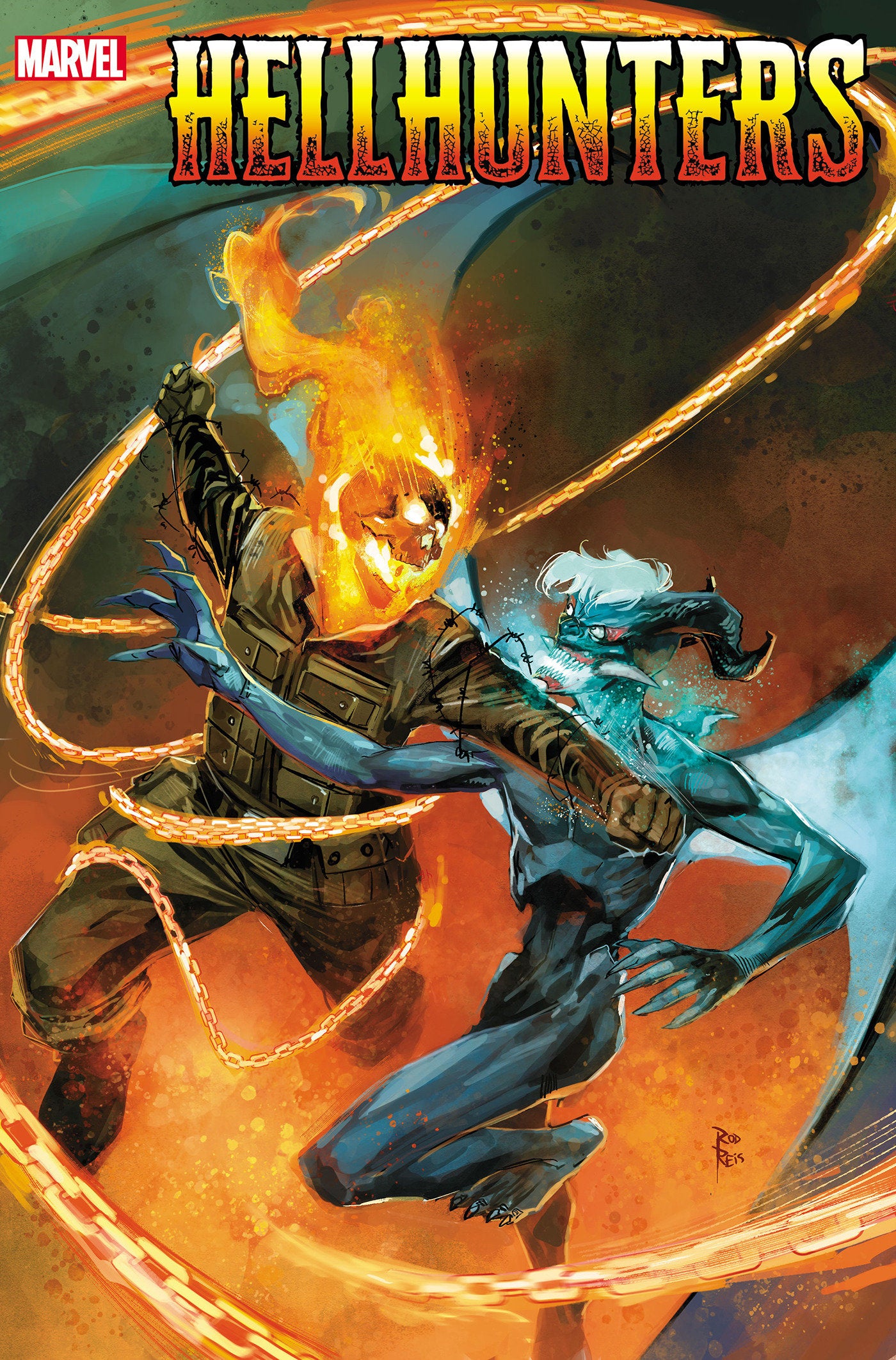 HELLHUNTERS #3 ROD REIS VARIANT - Release Date: 2/26/25