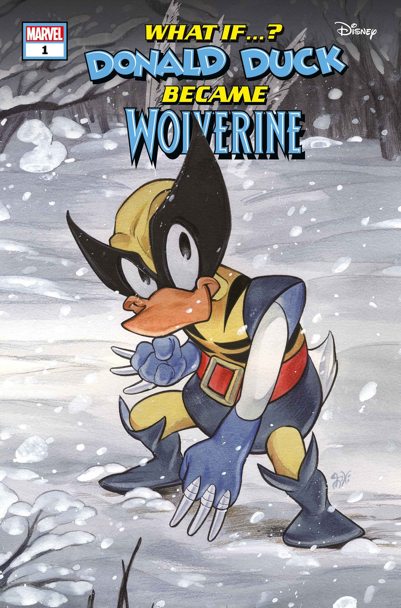 MARVEL & DISNEY: WHAT IF...? DONALD DUCK BECAME WOLVERINE #1 PEACH MOMOKO VARIAN T - Release Date: 7/31/24