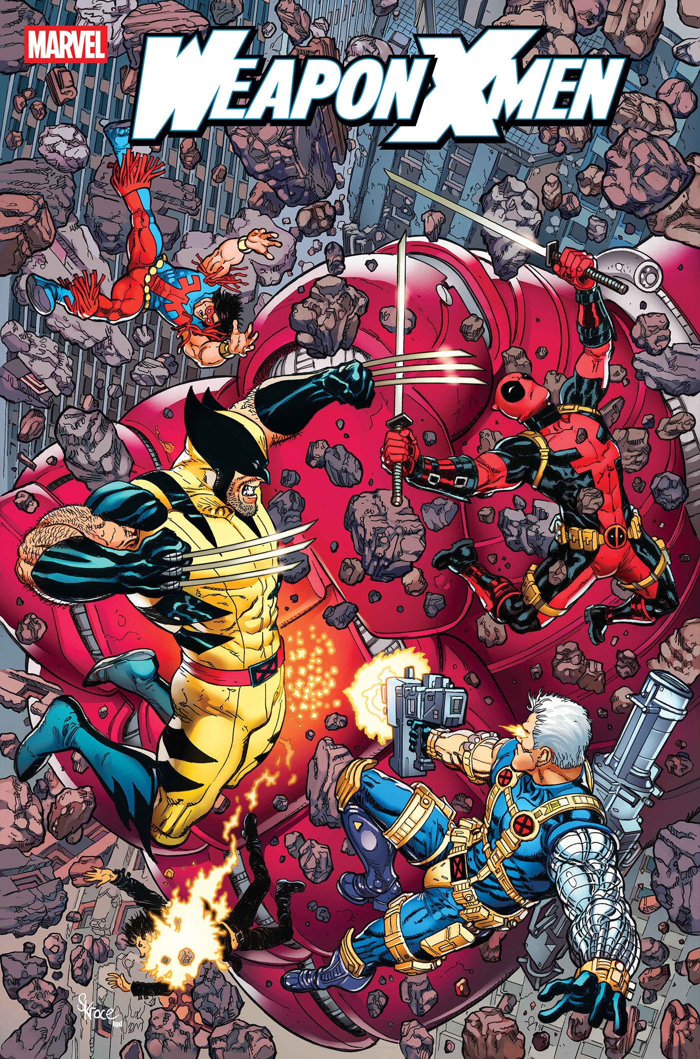 WEAPON X-MEN #4 STEVE SKROCE VARIANT - Release Date: 05/21/2025