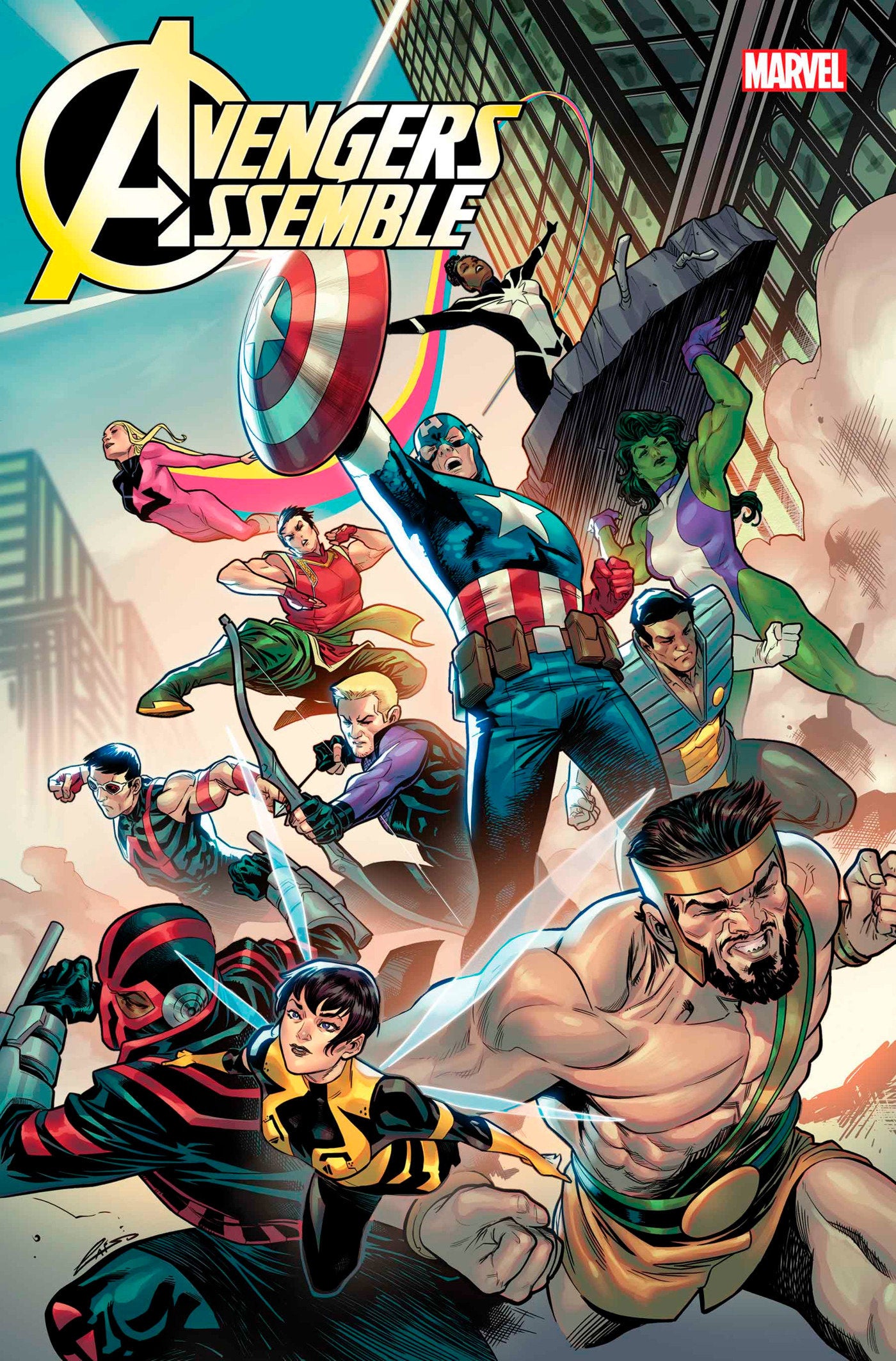 AVENGERS ASSEMBLE #1 EMILIO LAISO VARIANT - Release Date: 9/11/24