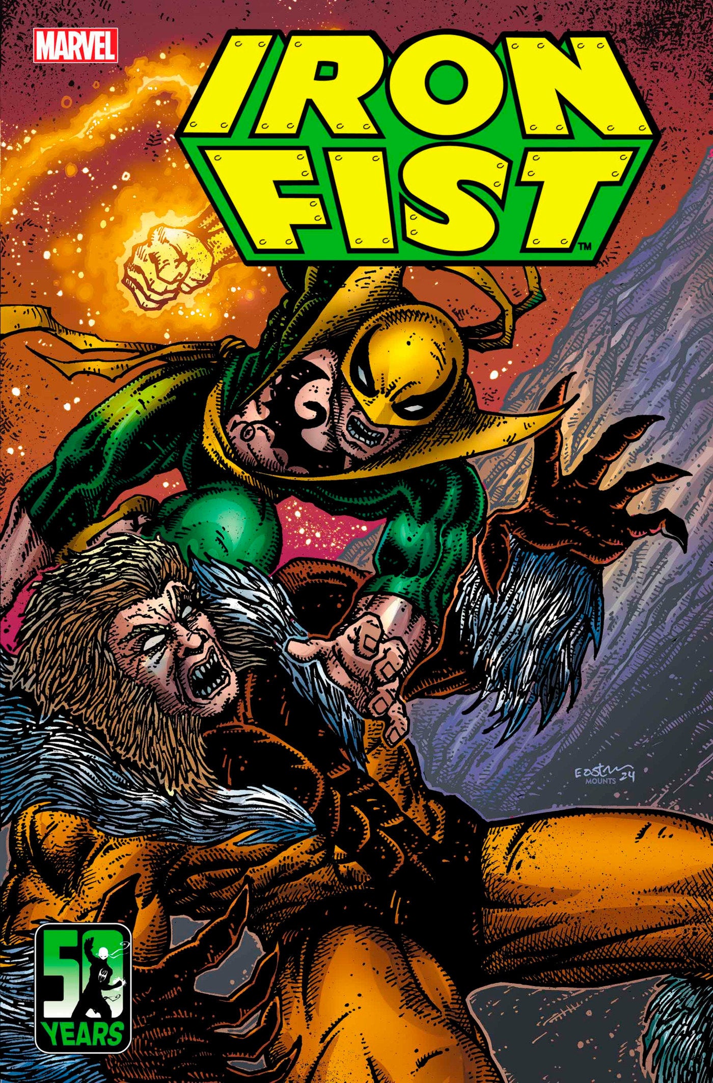 IRON FIST 50TH ANNIVERSARY SPECIAL #1 KEVIN EASTMAN VARIANT - Release Date: 8/14/24