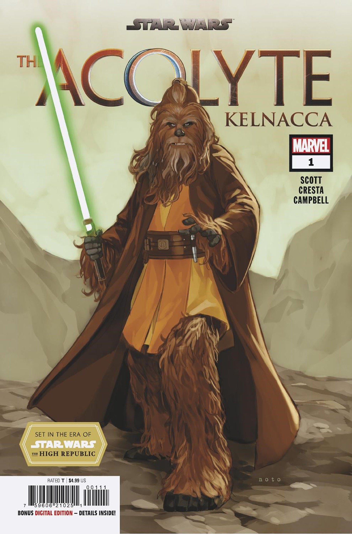 STAR WARS: THE ACOLYTE - KELNACCA#1 - Release Date: 9/4/24