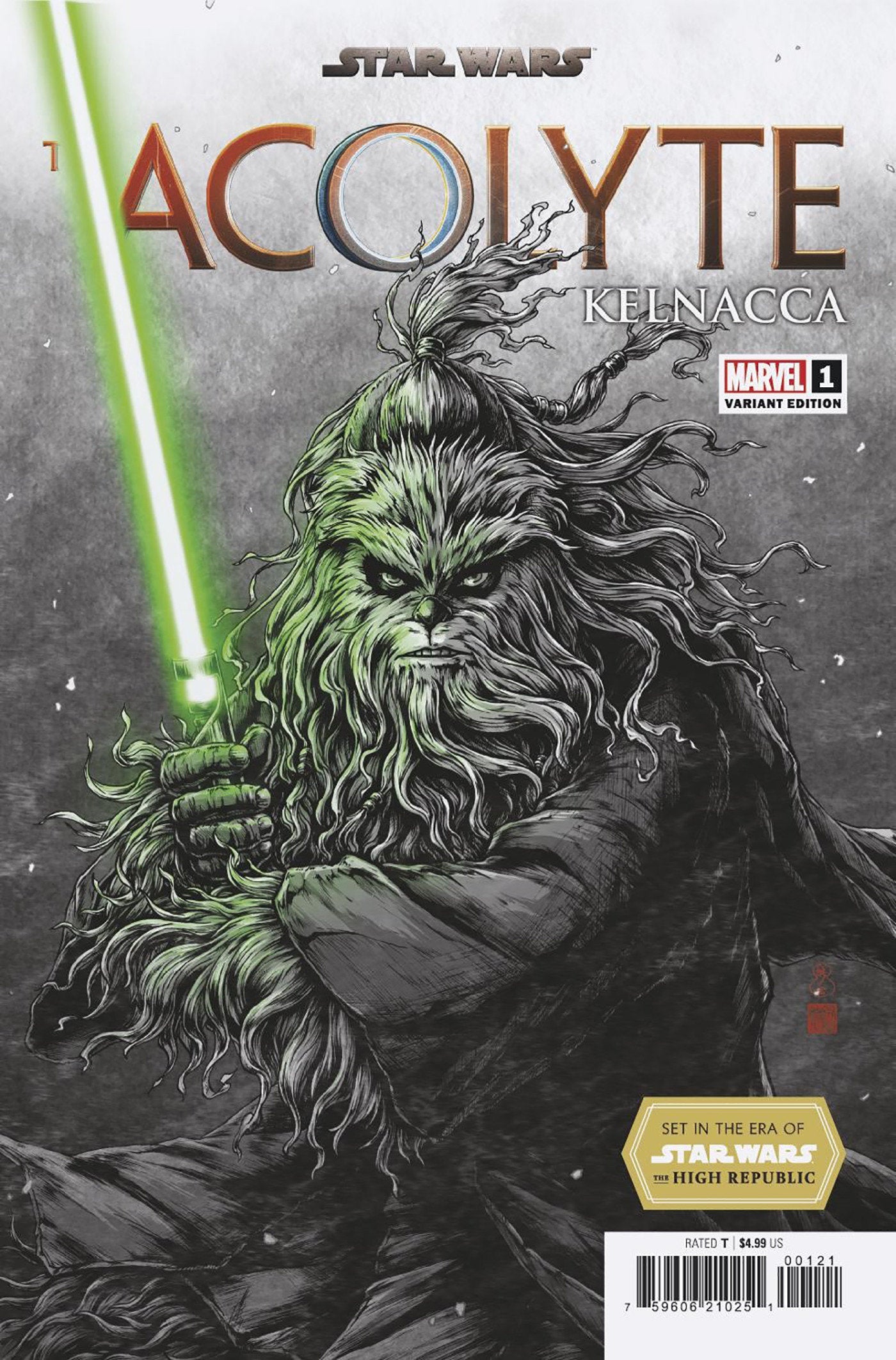 STAR WARS: THE ACOLYTE - KELNACCA #1 TAKASHI OKAZAKI VARIANT - Release Date: 9/4/24