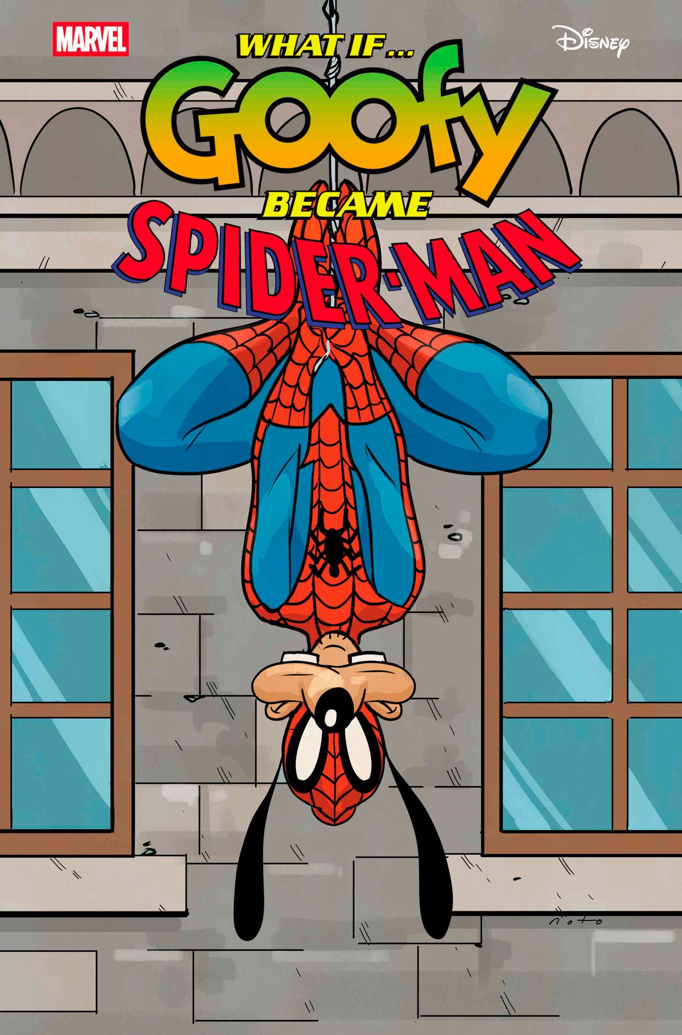 MARVEL & DISNEY: WHAT IF...? GOOFY BECAME SPIDER-MAN #1 PHIL NOTO GOOFY SPIDER-MAN VARIANT - ISBN: 75960621026800131 - Release Date: 7/30/25