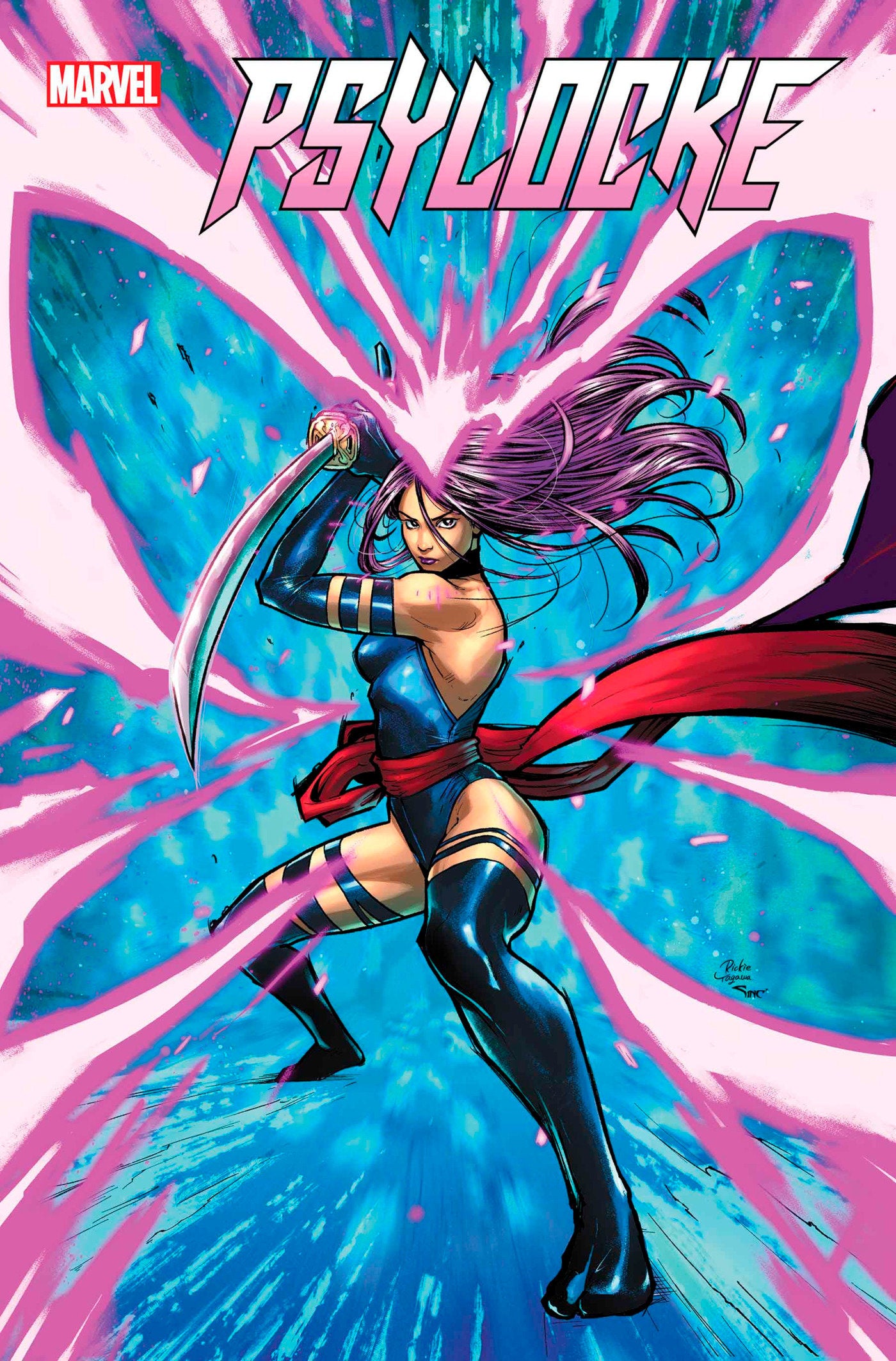 PSYLOCKE #1 RICKIE YAGAWA PINK FOIL VARIANT - Release Date: 11/13/2024