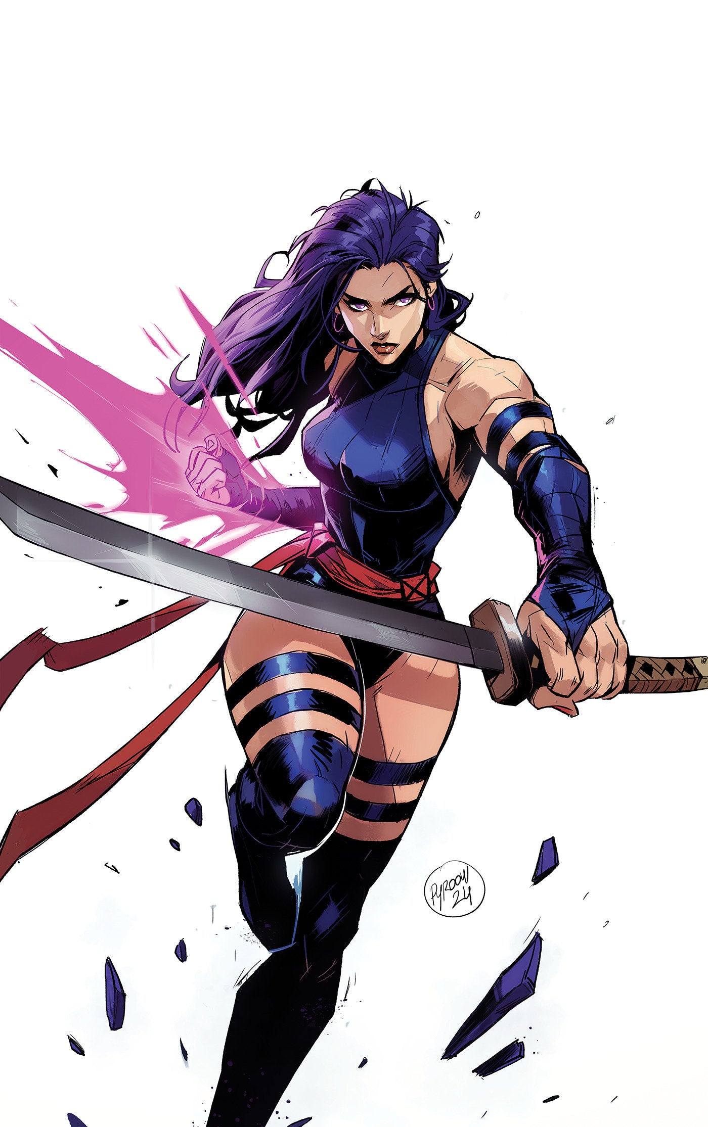 1:25 PSYLOCKE #1 HICHAM HABCHI RATIO VIRGIN 2ND PRINTING VARIANT - Release Date: 1/1/25