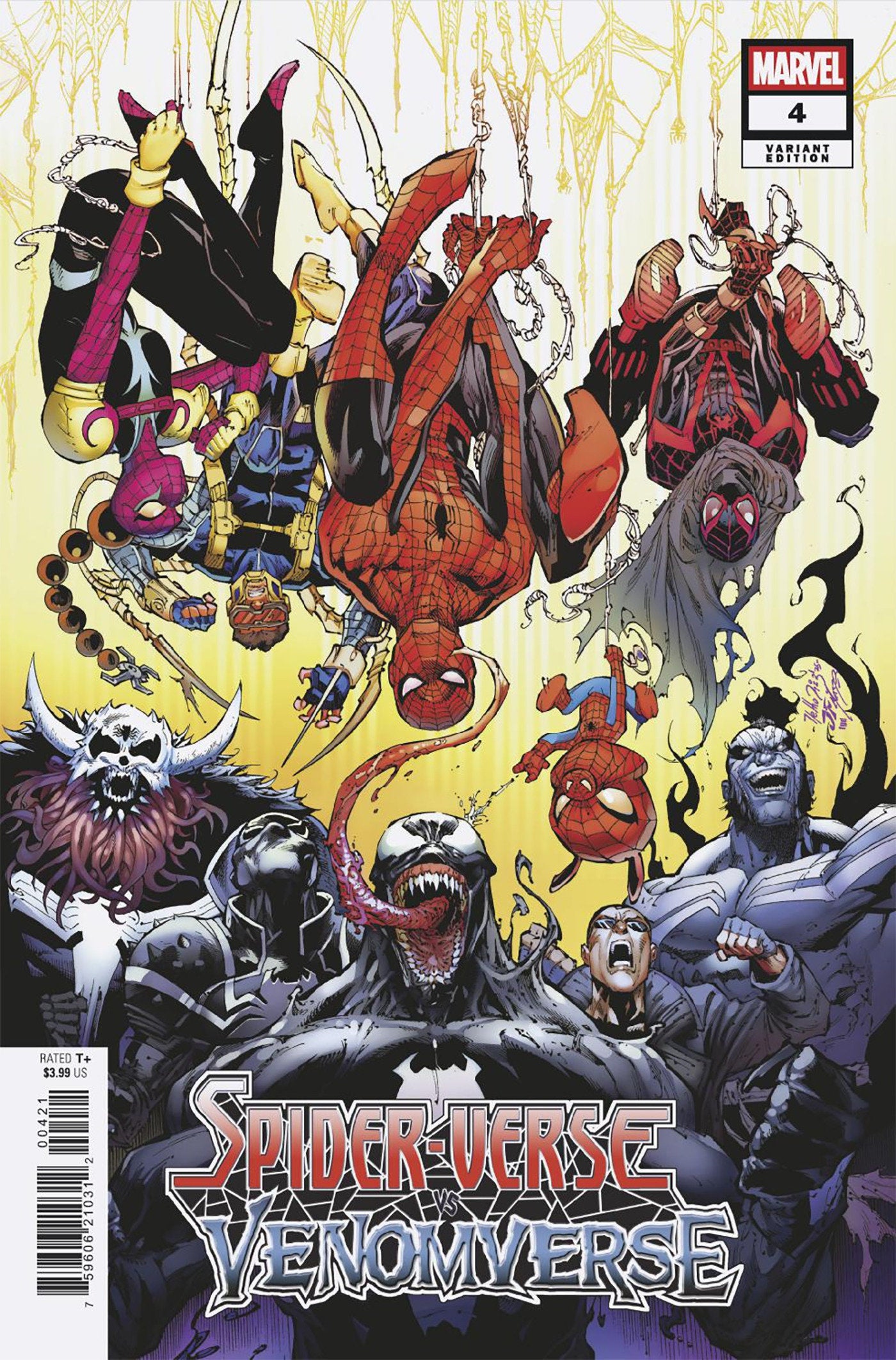 SPIDER-VERSE VS. VENOMVERSE #4 NETHO DIAZ VARIANT - ISBN: 75960621031200421 - Release Date: 8/27/25