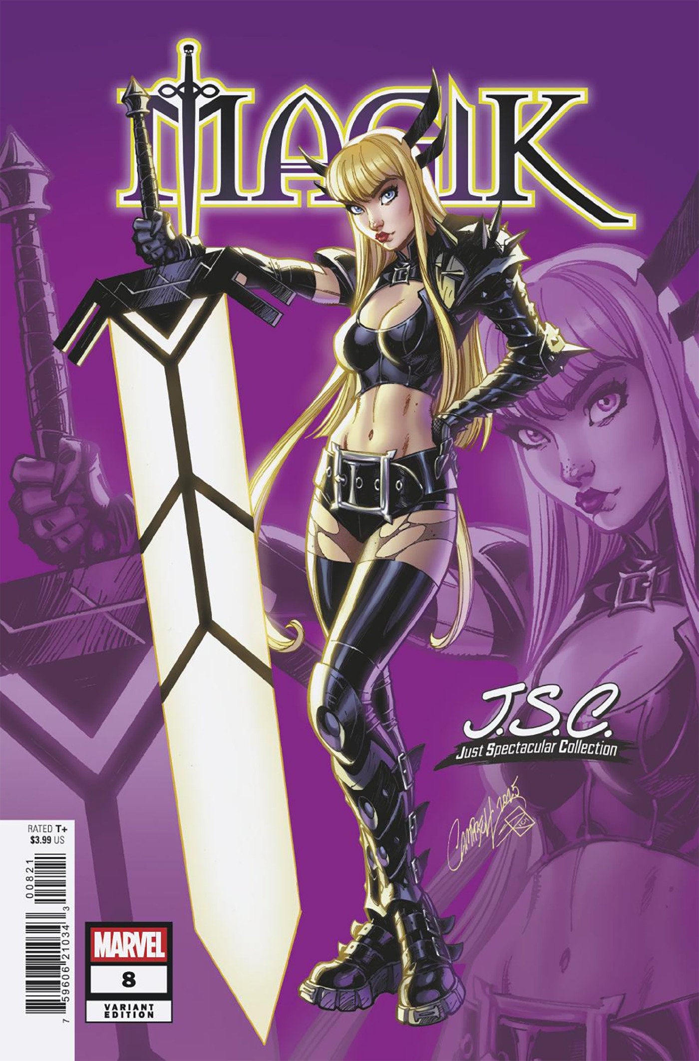 MAGIK #8 J. SCOTT CAMPBELL JUST SPECTACULAR COLLECTION VARIANT - ISBN: 75960621034300821 - Release Date: 8/13/25