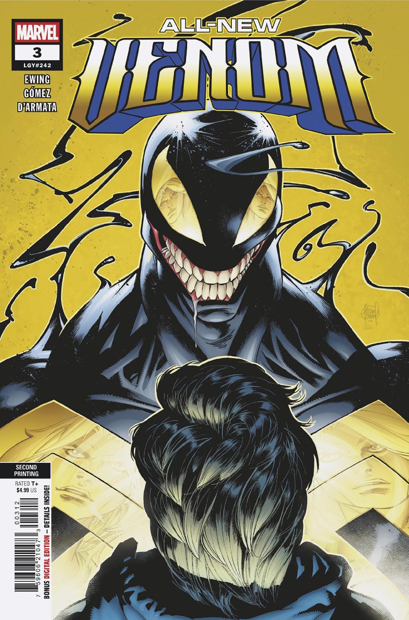 ALL-NEW VENOM #3 ADAM KUBERT 2ND PRINTING VARIANT - Release Date: 04/02/2025